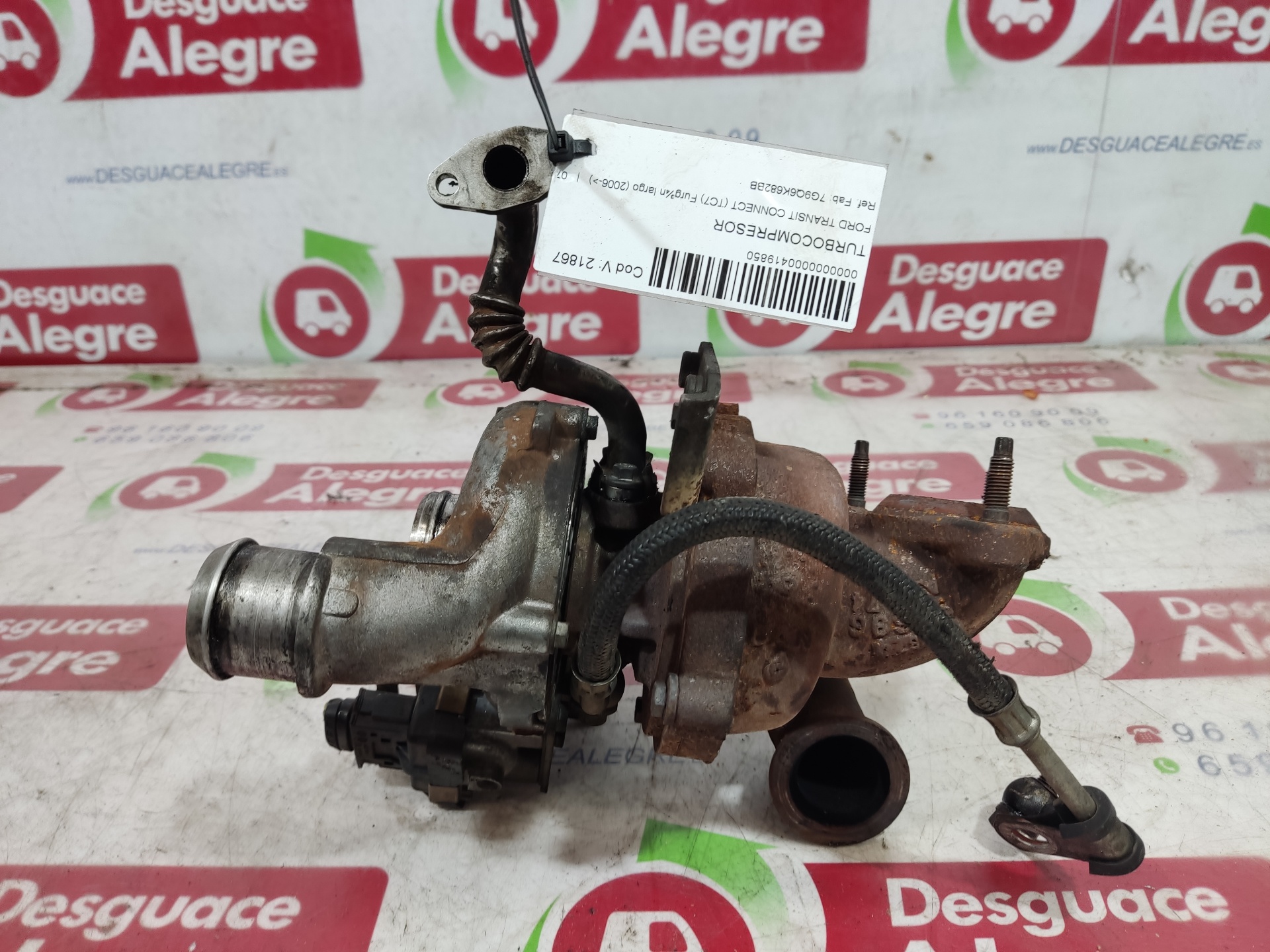 FORD Transit Connect 1 generation (2002-2024) Turbocharger 7G9Q6K682BB 24813611