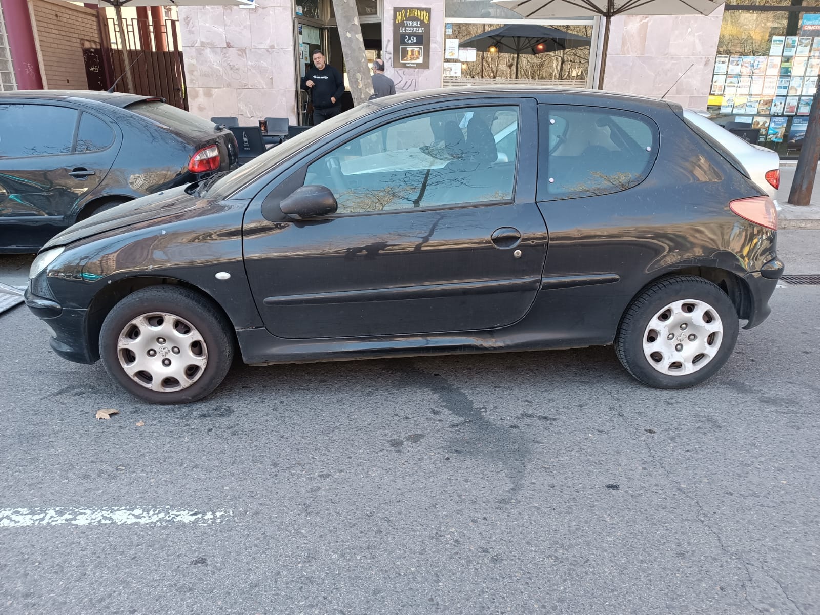 PEUGEOT 206 1 generation (1998-2009) Ľavé predné svetlomety 9628666880 24808089