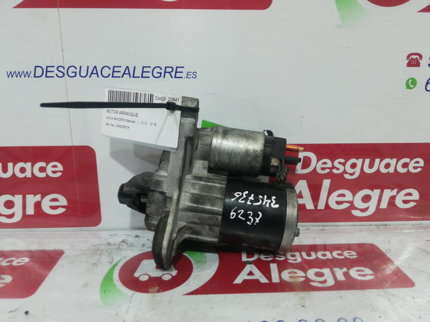 DACIA Sandero 2 generation (2013-2020) Starter Motor 233000557R 24801768