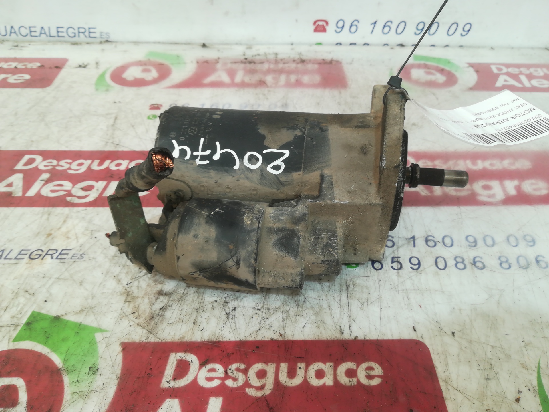 SEAT Arosa 6H (1997-2004) Starter Motor 036911023Q 24809972