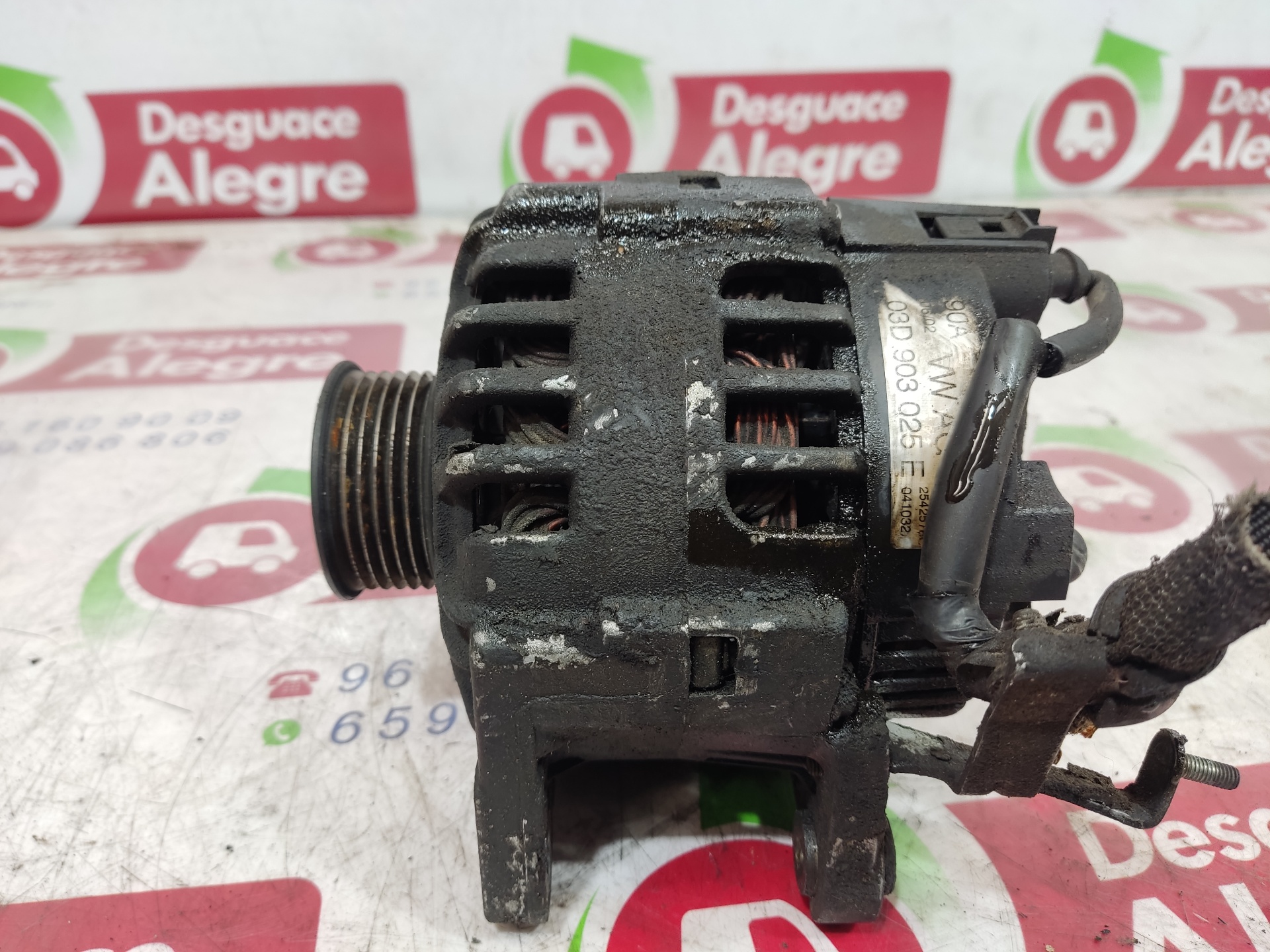 SEAT Ibiza 3 generation (2002-2008) Alternator 03D903025E 24813450