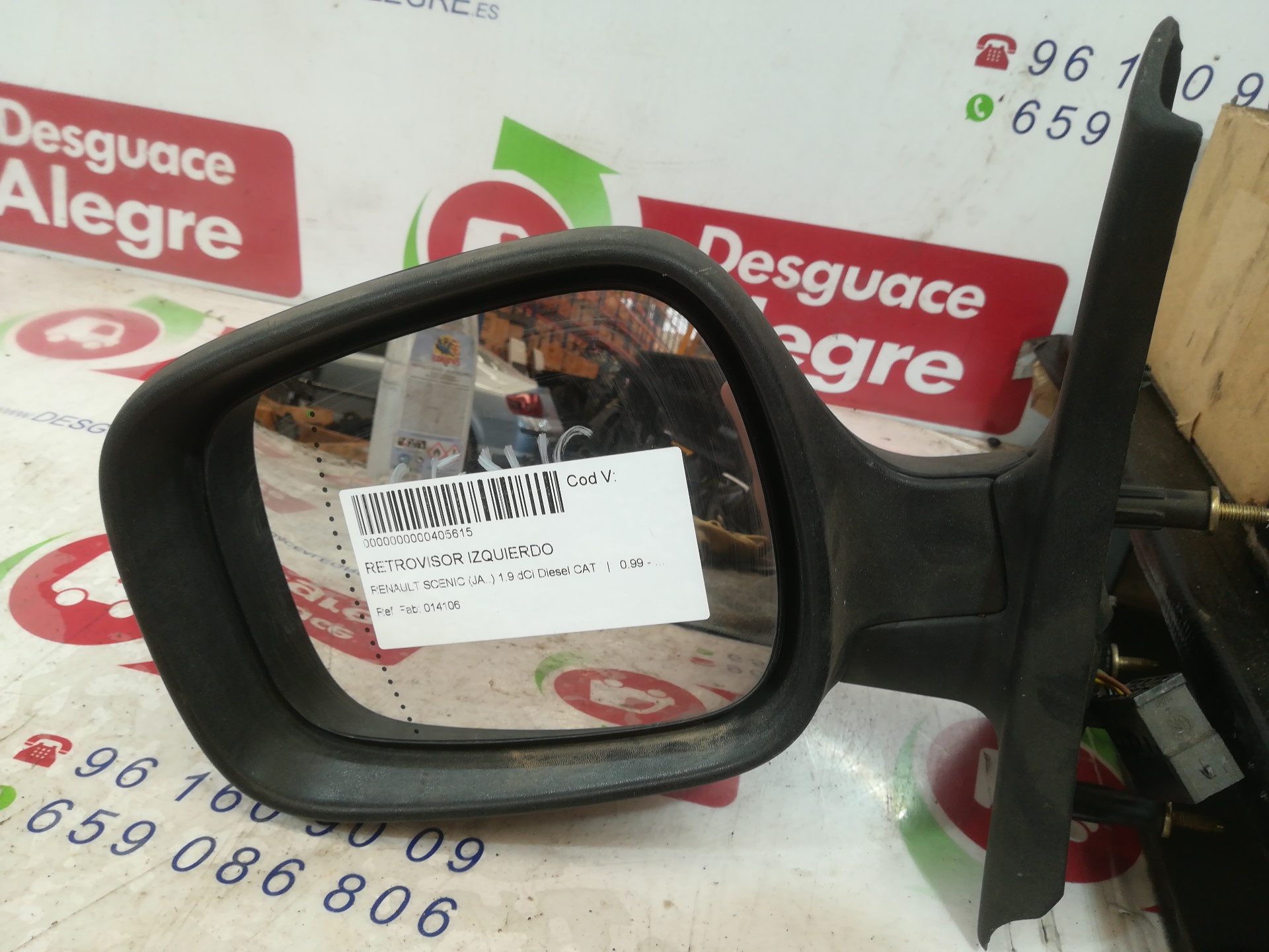 Door mirror left hand 014106 de Renault Scenic i 1999-2002 95 CV