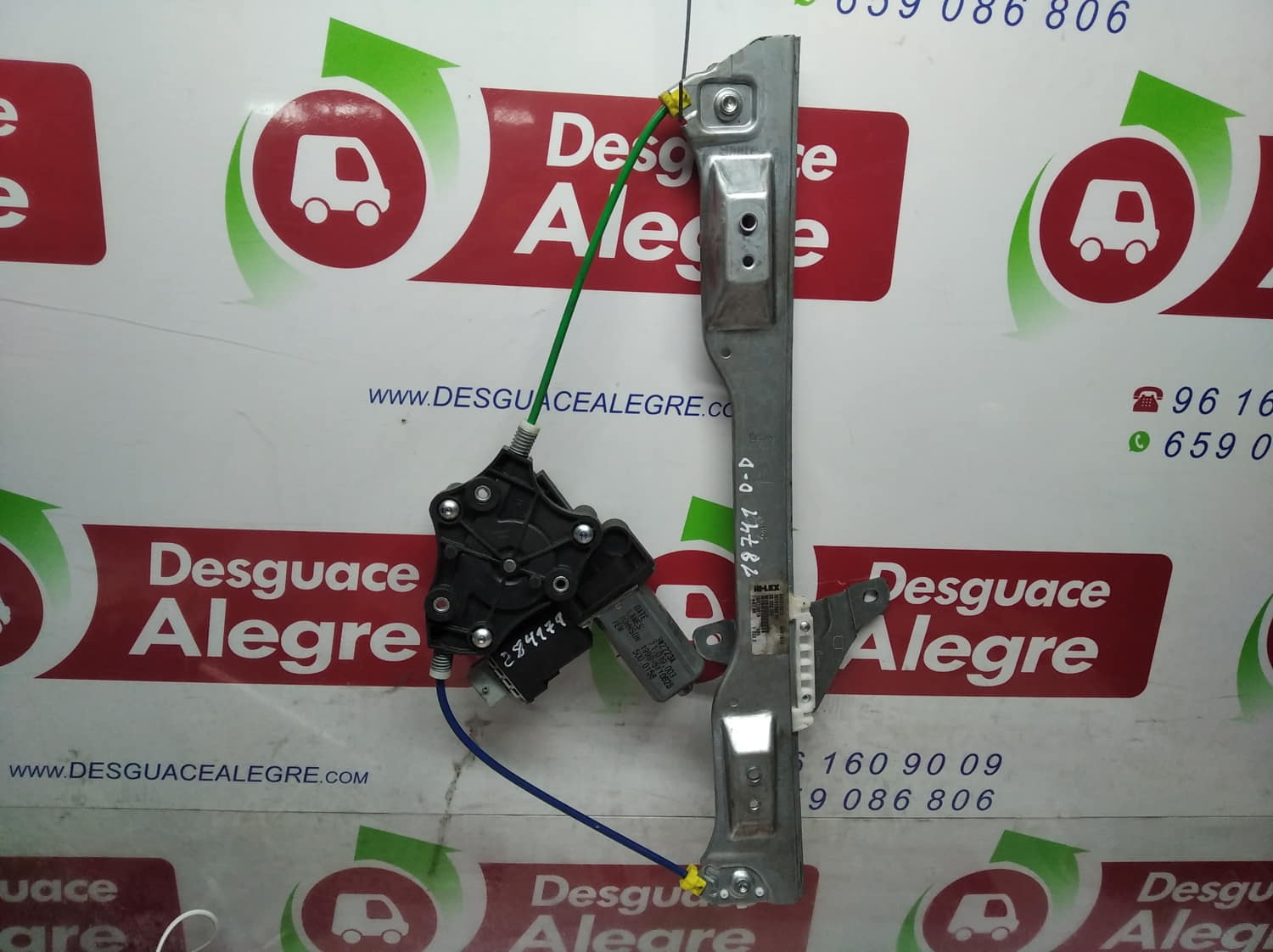 OPEL Corsa D (2006-2020) Front Right Door Window Regulator 39161985 24793878