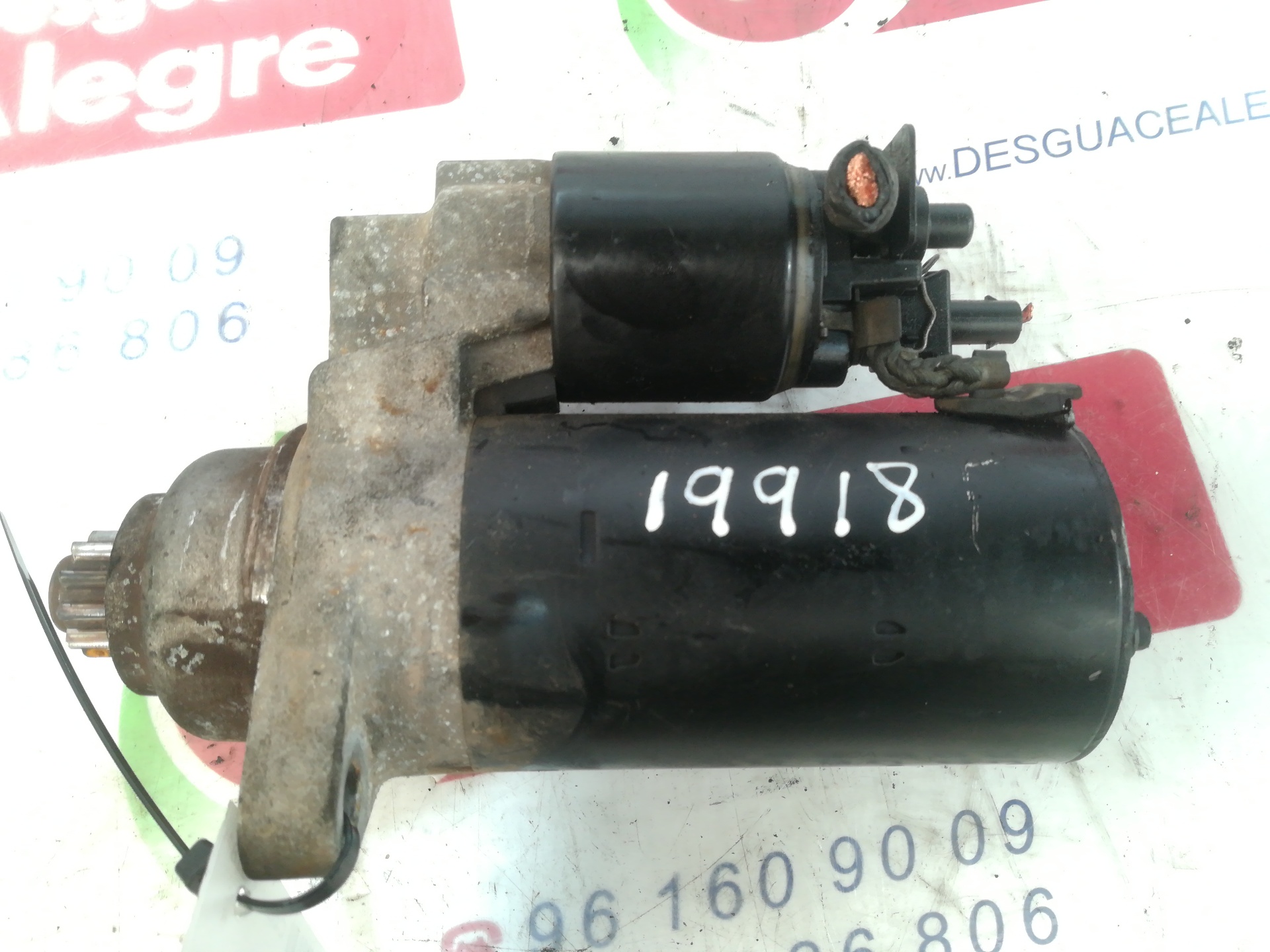 VOLKSWAGEN Polo 4 generation (2001-2009) Starter Motor 02T911023H 24809671