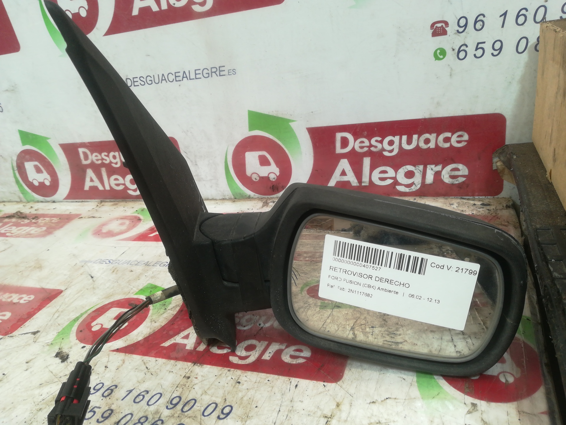 FORD Fusion 1 generation (2002-2012) Right Side Wing Mirror 2N1117682 24811190