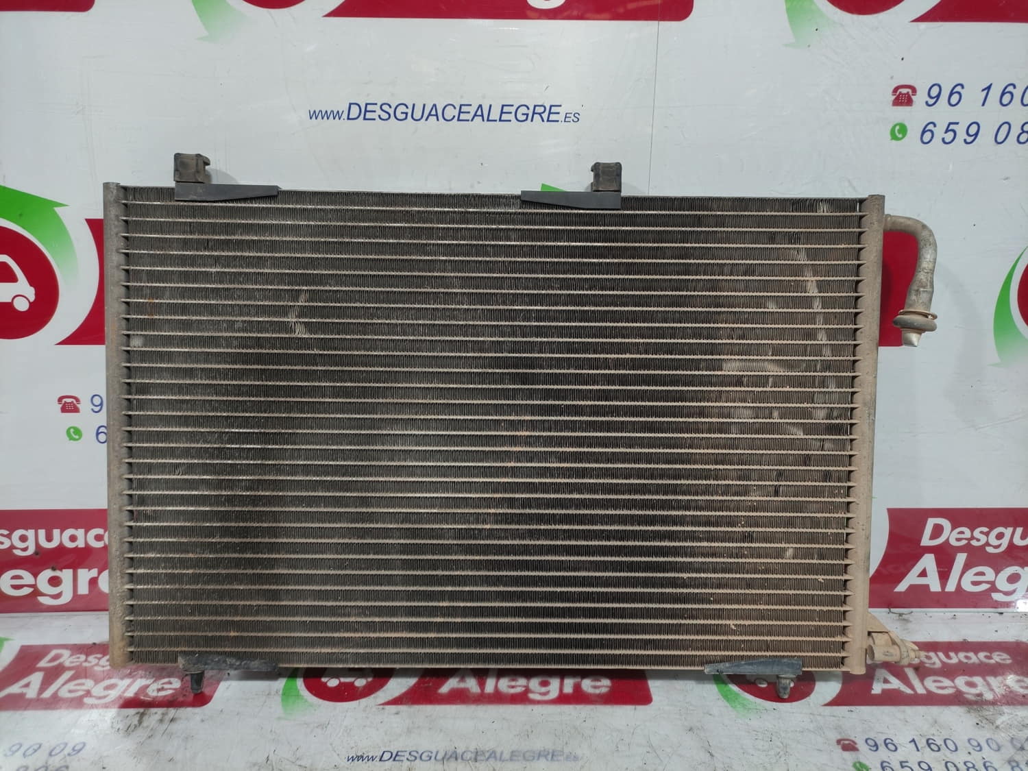 PEUGEOT 206 1 generation (1998-2009) Gaisa kondensācijas radiators 9651866980 24802059