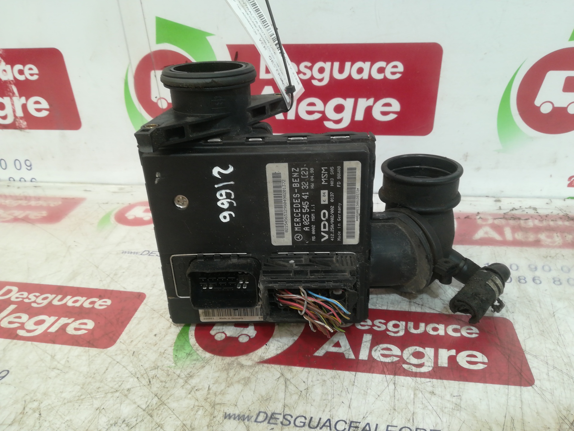 MERCEDES-BENZ A-Class W168 (1997-2004) Engine Control Unit ECU A0255454132 24810205