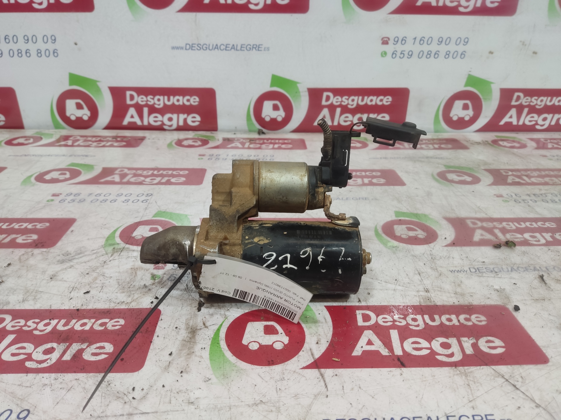 FIAT Punto 3 generation (2005-2020) Starter Motor 0001138012 24812907