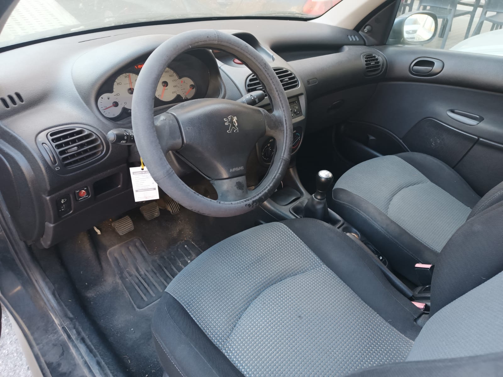 PEUGEOT 206 1 generation (1998-2009) Ľavé predné svetlomety 9628666880 24808089