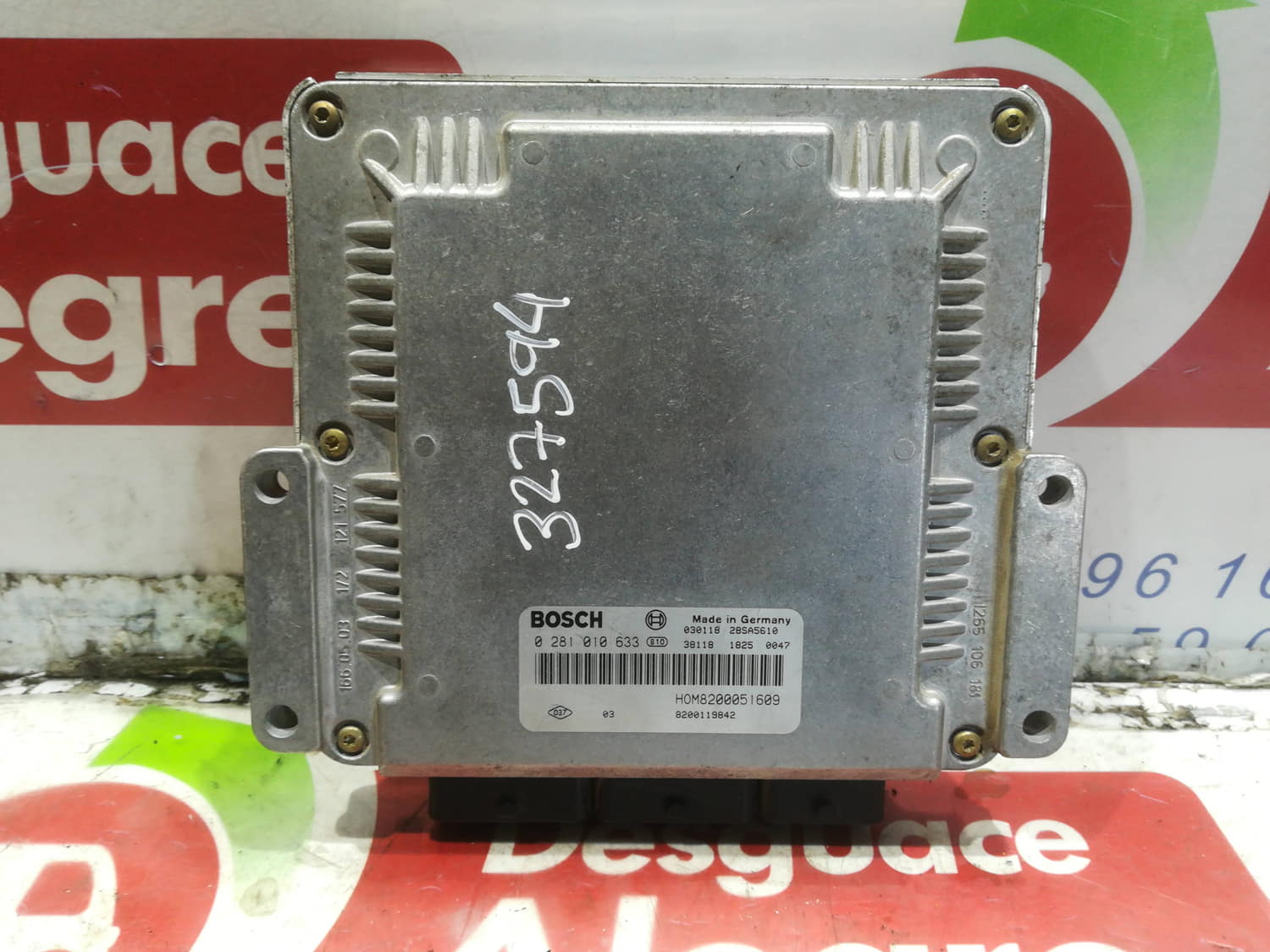 NISSAN Primastar 1 generation (2002-2014) Moottorin ohjausyksikkö ECU 8200119842 24838657