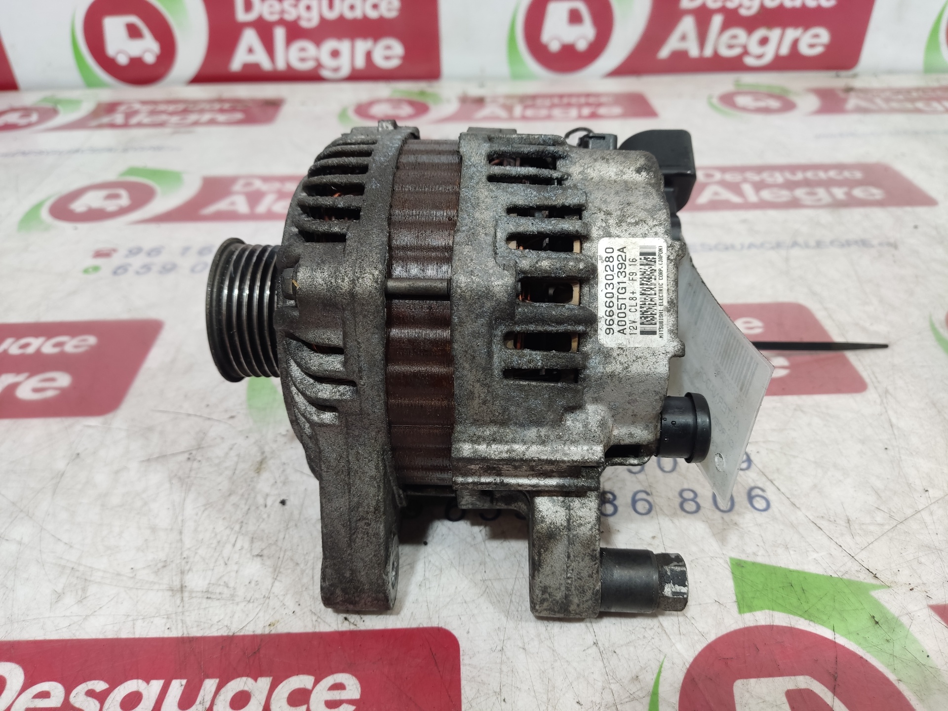 CITROËN C3 1 generation (2002-2010) Alternator 9666030280 24813471