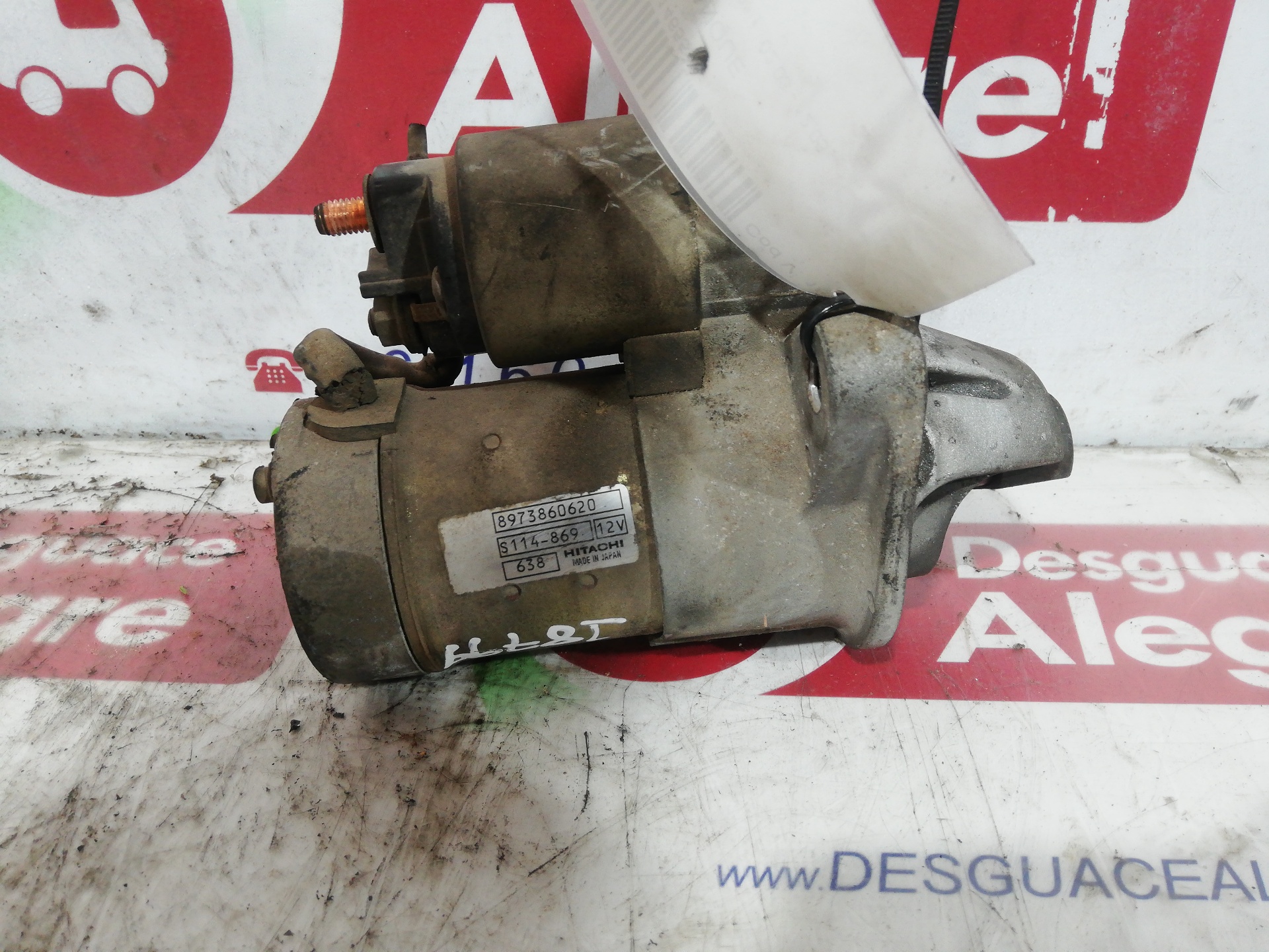 OPEL Meriva 1 generation (2002-2010) Starter Motor 8973860620 24812630