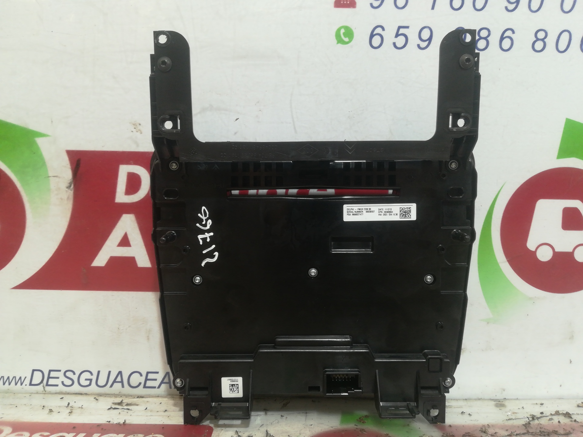 CITROËN C4 2 generation (2010-2024) Climate  Control Unit 9670466180 24810458