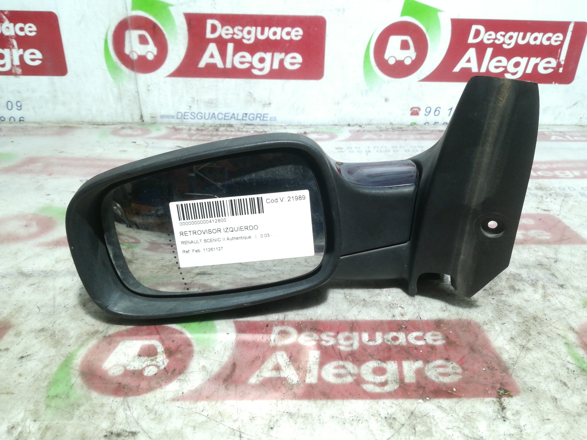 RENAULT Scenic 2 generation (2003-2010) Left Side Wing Mirror 11261127 24812237