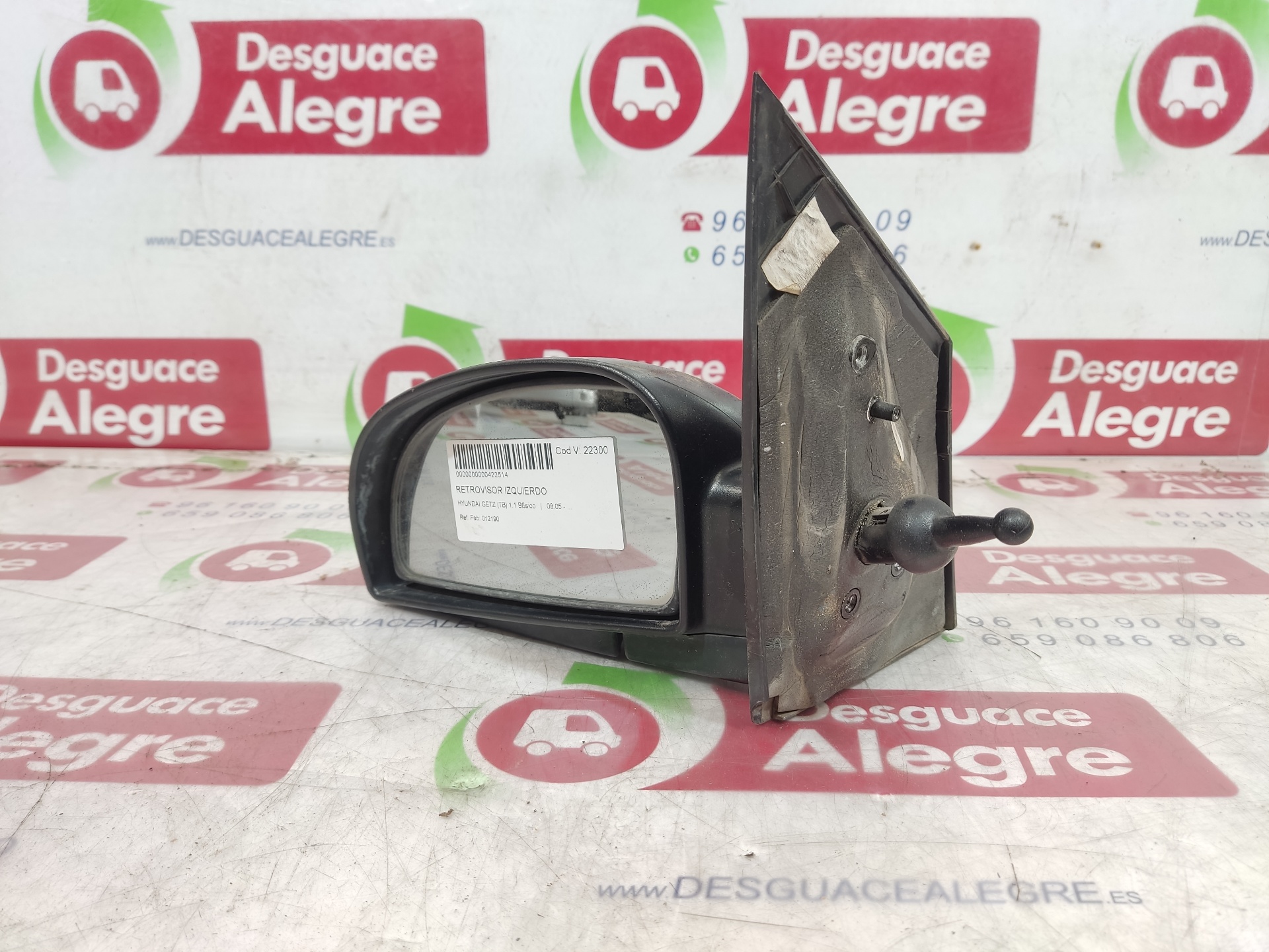 Aussenspiegel links 012190 de Hyundai Getz (tb) 2002-2005 67 CV con 228052 km - pieza usada
