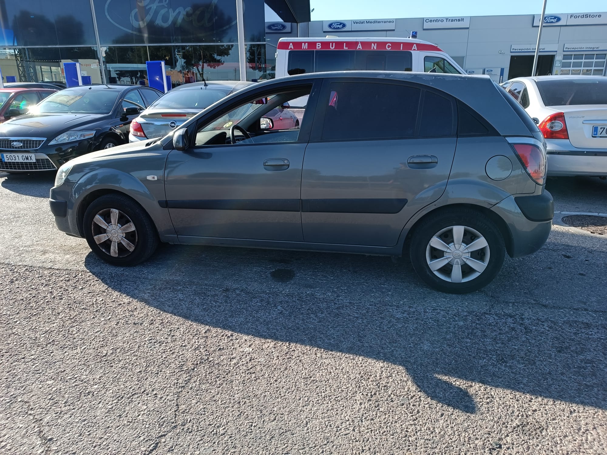 KIA Rio 2 generation (2005-2011) Priekinių kairių durų veidrodis 012294 24859567