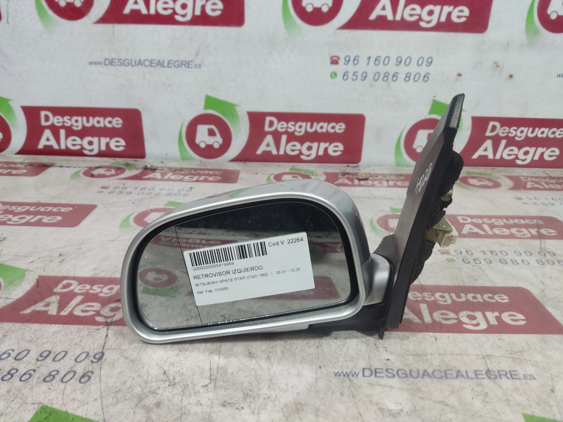 MITSUBISHI Space Star 1 generation (1998-2005) Left Side Wing Mirror 010555 24859377