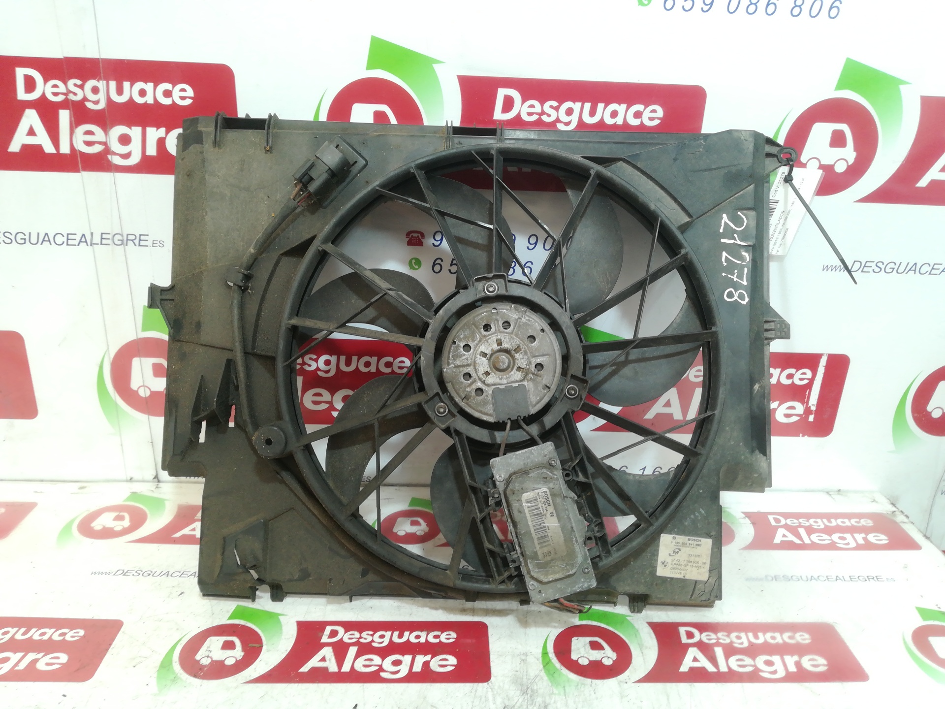 BMW 1 Series E81/E82/E87/E88 (2004-2013) Ventilateur diffuseur 778890506 24809613