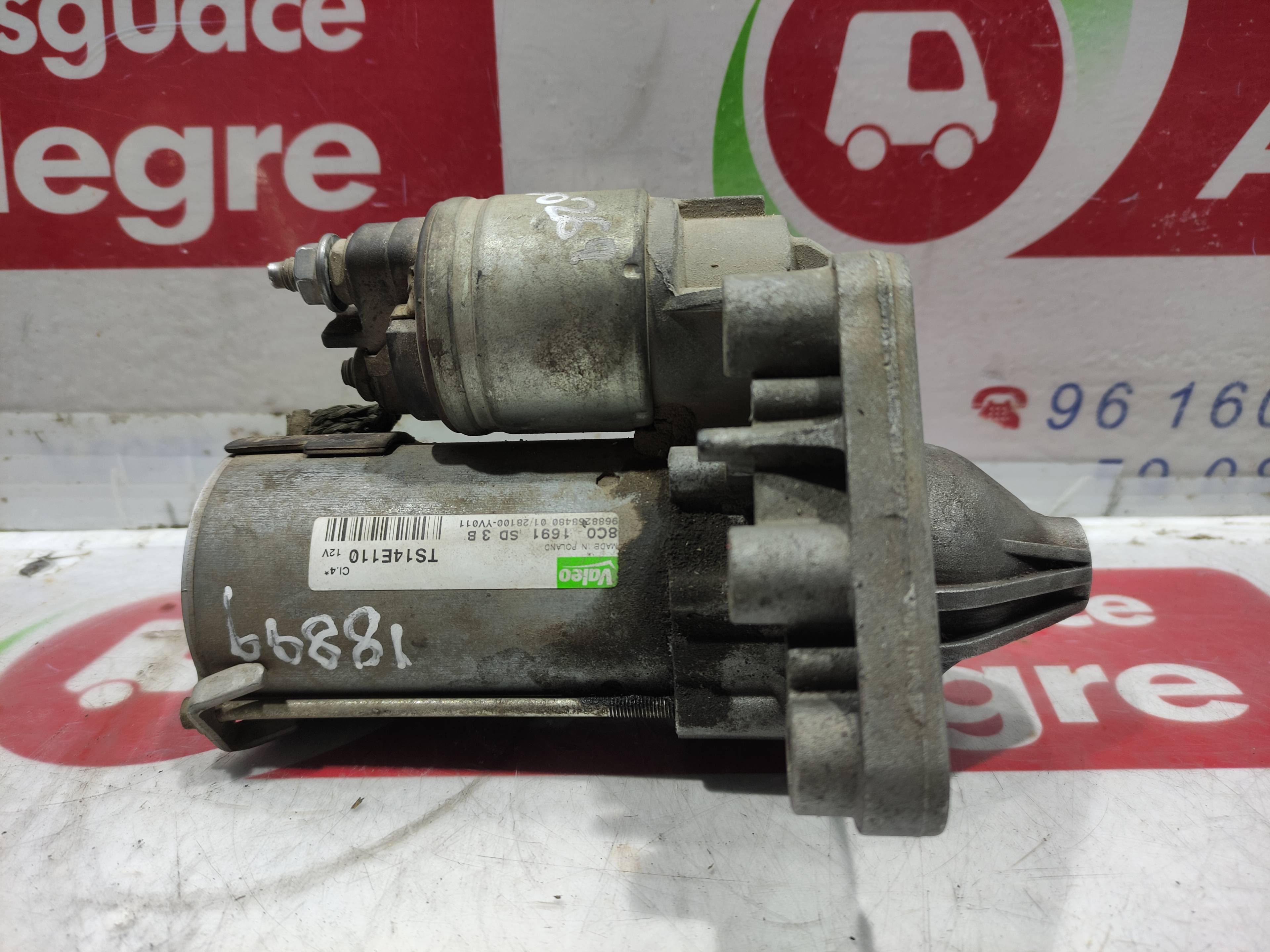 PEUGEOT Partner 2 generation (2008-2023) Starter Motor 9688268480 24795161