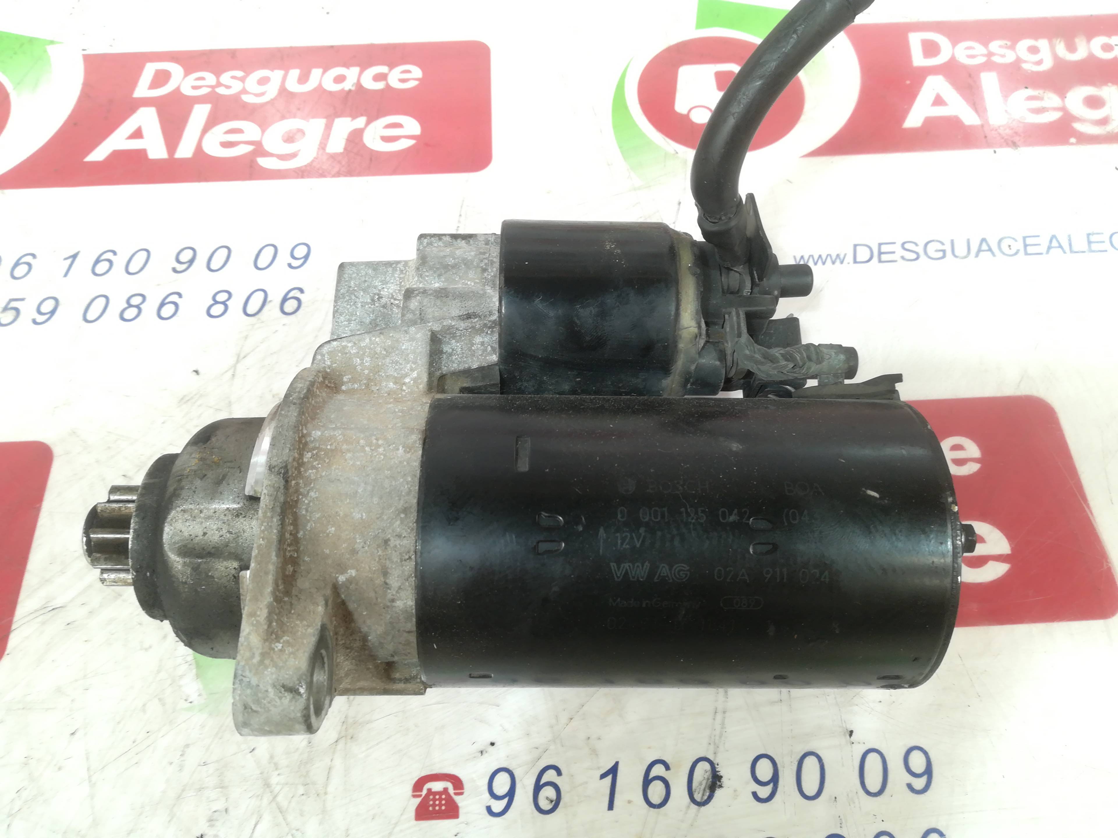 SEAT Cordoba 2 generation (1999-2009) Starter Motor 02A911024D 24808394