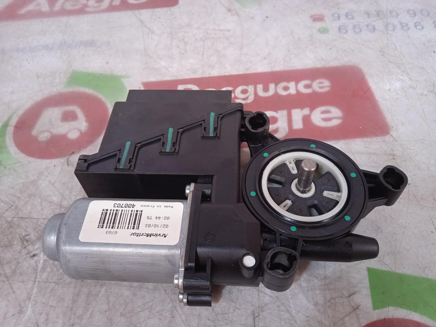 VOLKSWAGEN Polo 4 generation (2001-2009) Motor regulator geam ușă stânga față 6Q2959802A 24803876