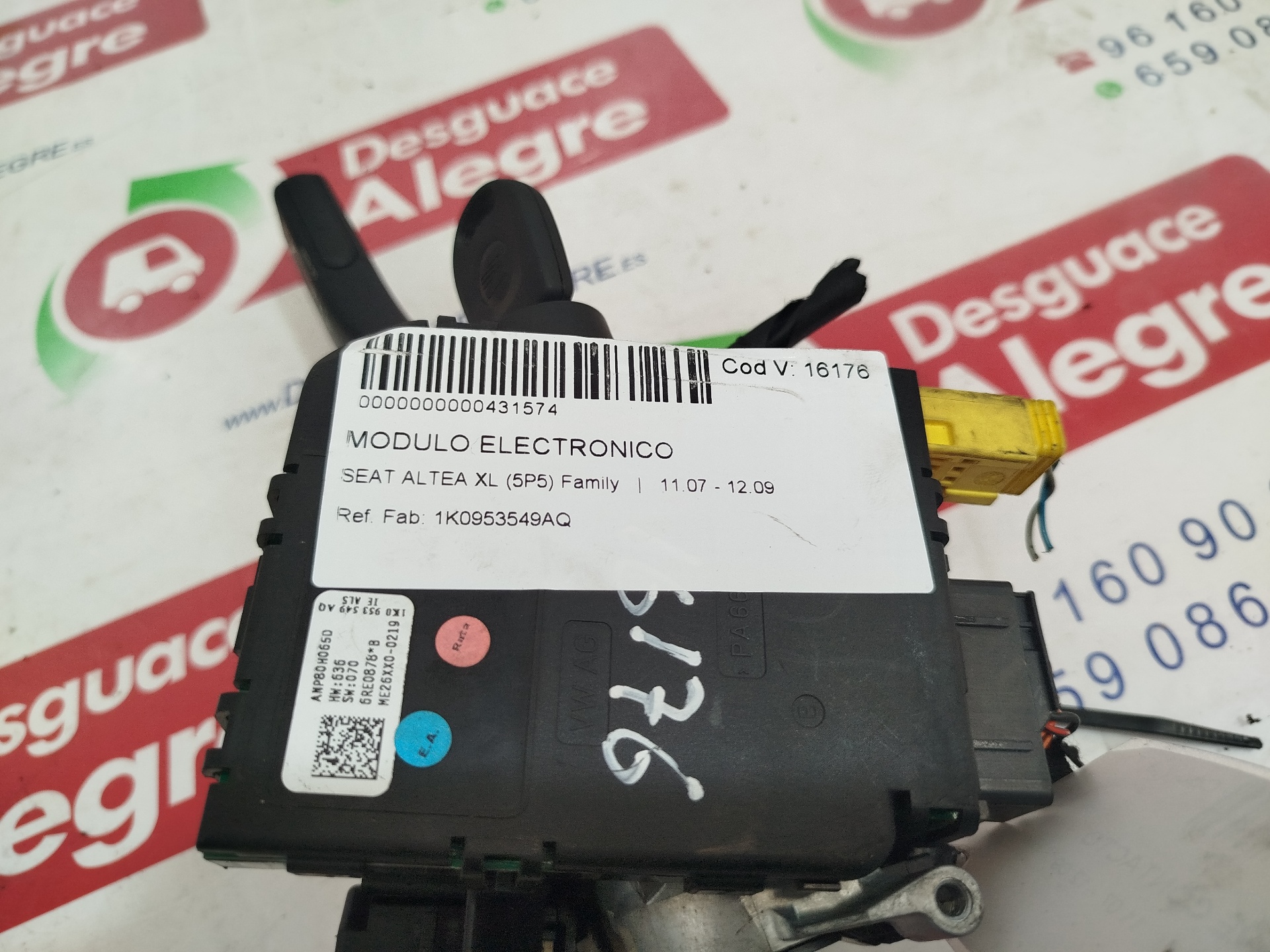 SEAT Toledo 3 generation (2004-2010) Alte unități de control 1K0953549AQ 25712721