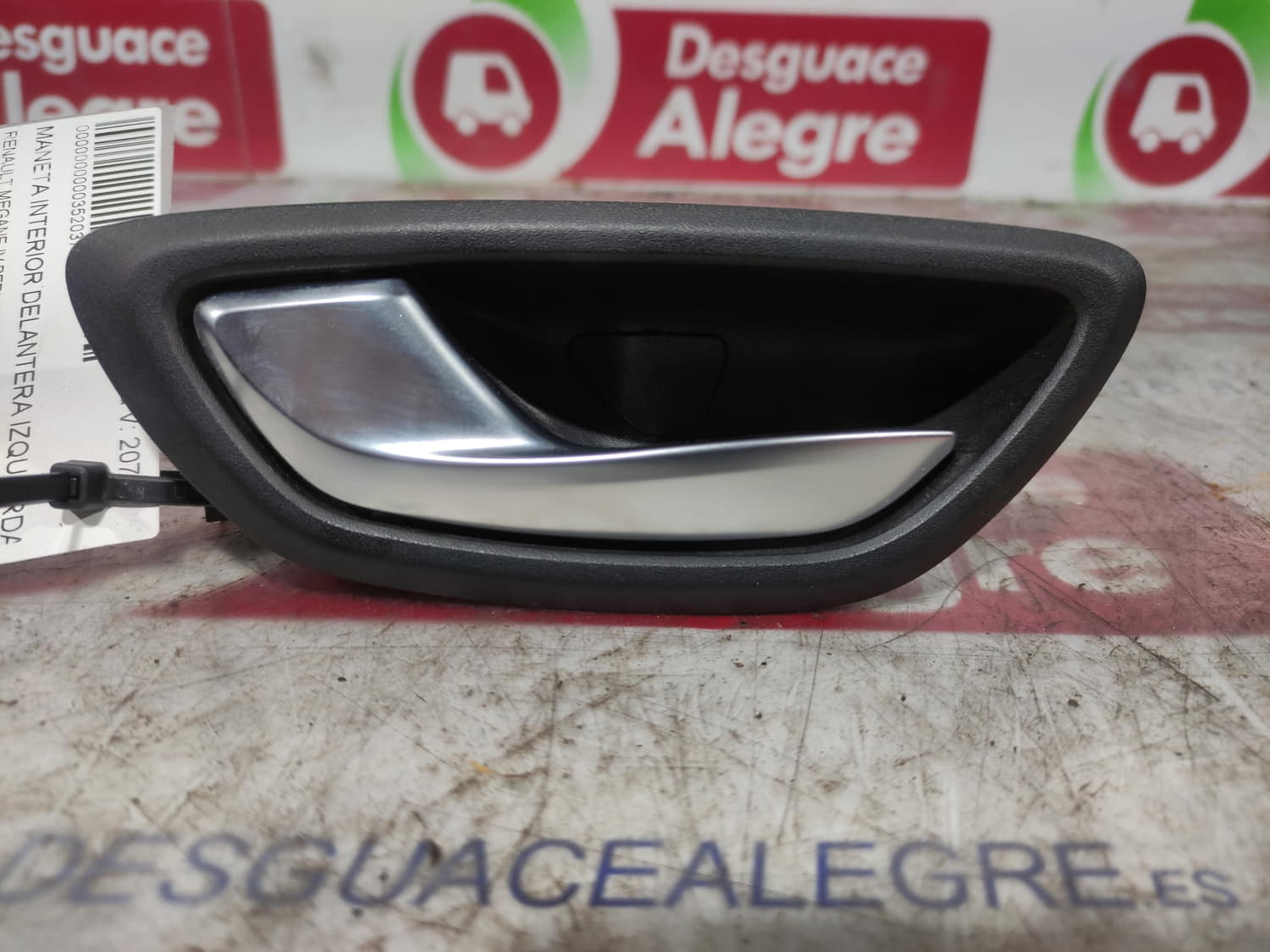 RENAULT Megane 3 generation (2008-2020) Priekšējo kreiso durvju iekšējā roktura rāmis/kronšteins 806718801R 24802477