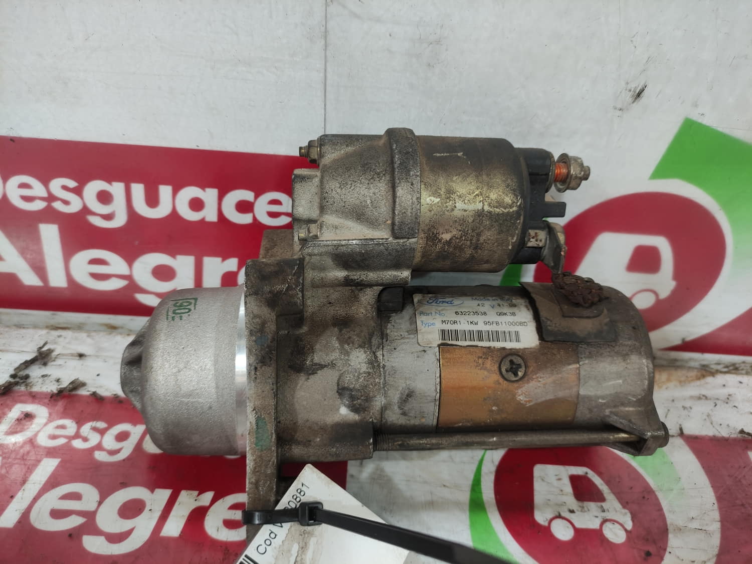 FORD Ka 1 generation (1996-2008) Starter Motor 95FB11000BD 24805934