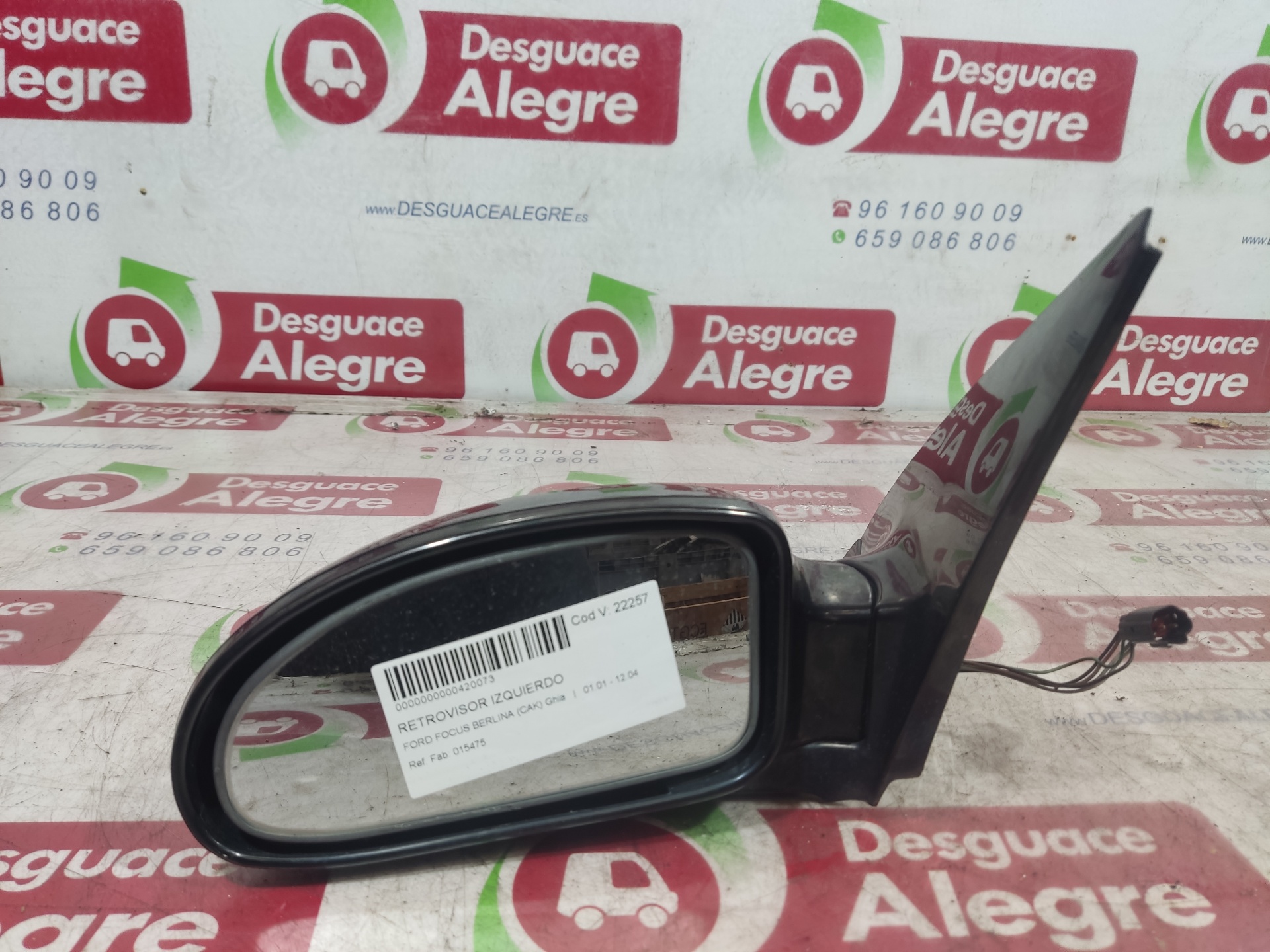 FORD Focus 1 generation (1998-2010) Left Side Wing Mirror 015475 24859391