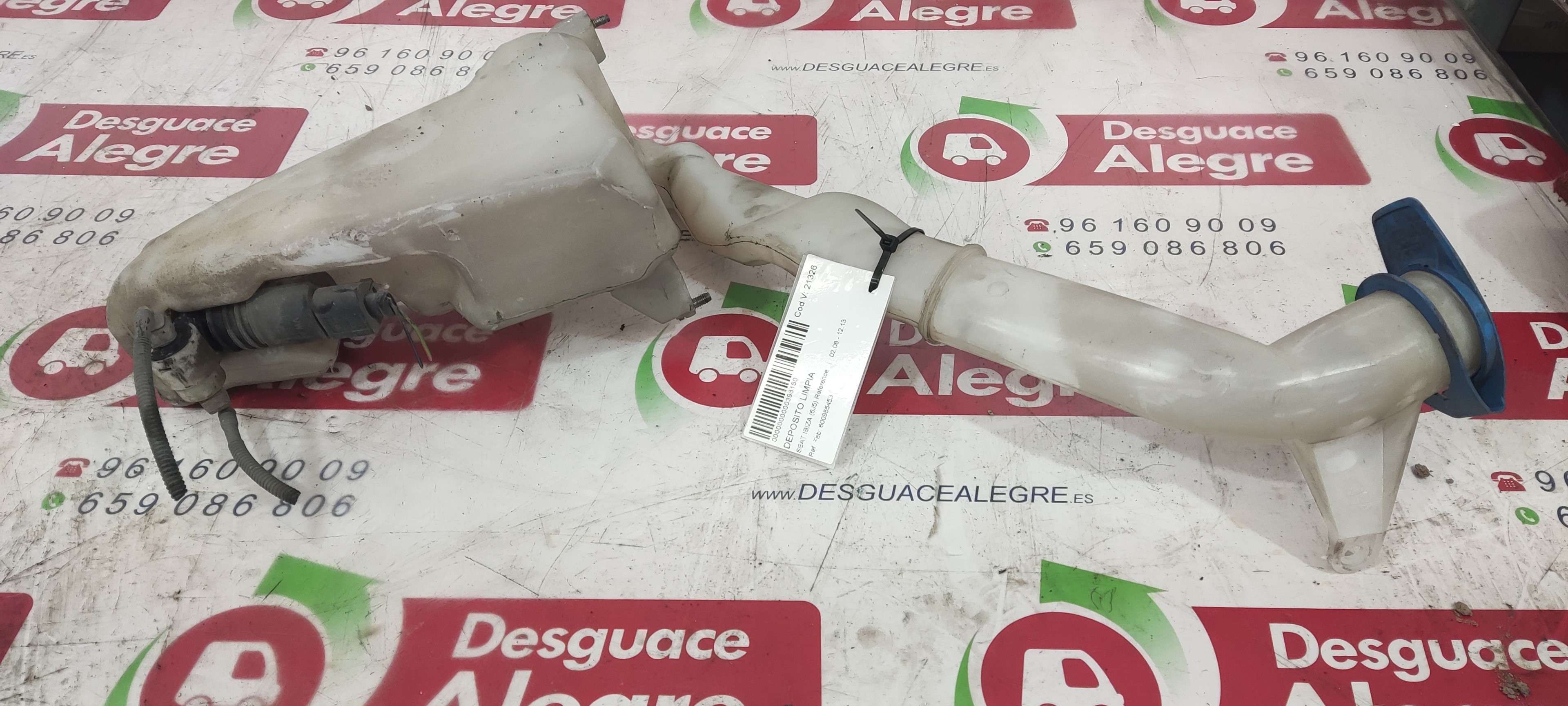 SEAT Ibiza 4 generation (2008-2017) Ablakmosó tartálya 6Q0955453 24808795