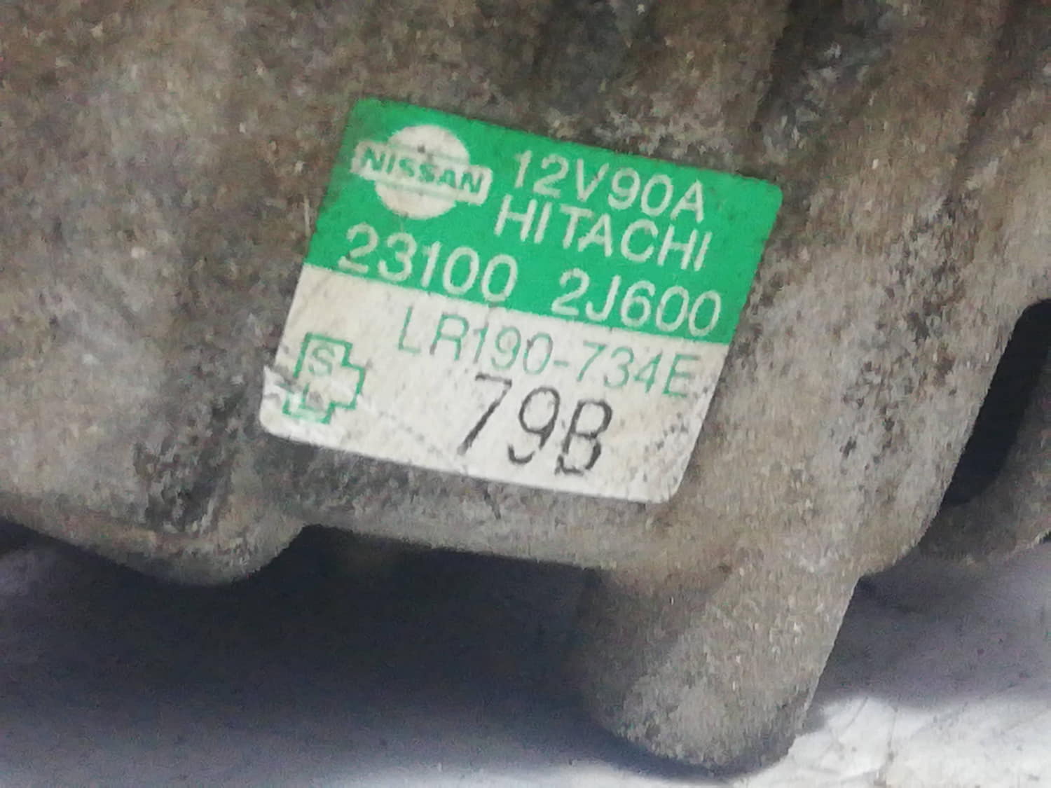 NISSAN Primera P11 (1996-2002) Генератор 231002J600 24799587