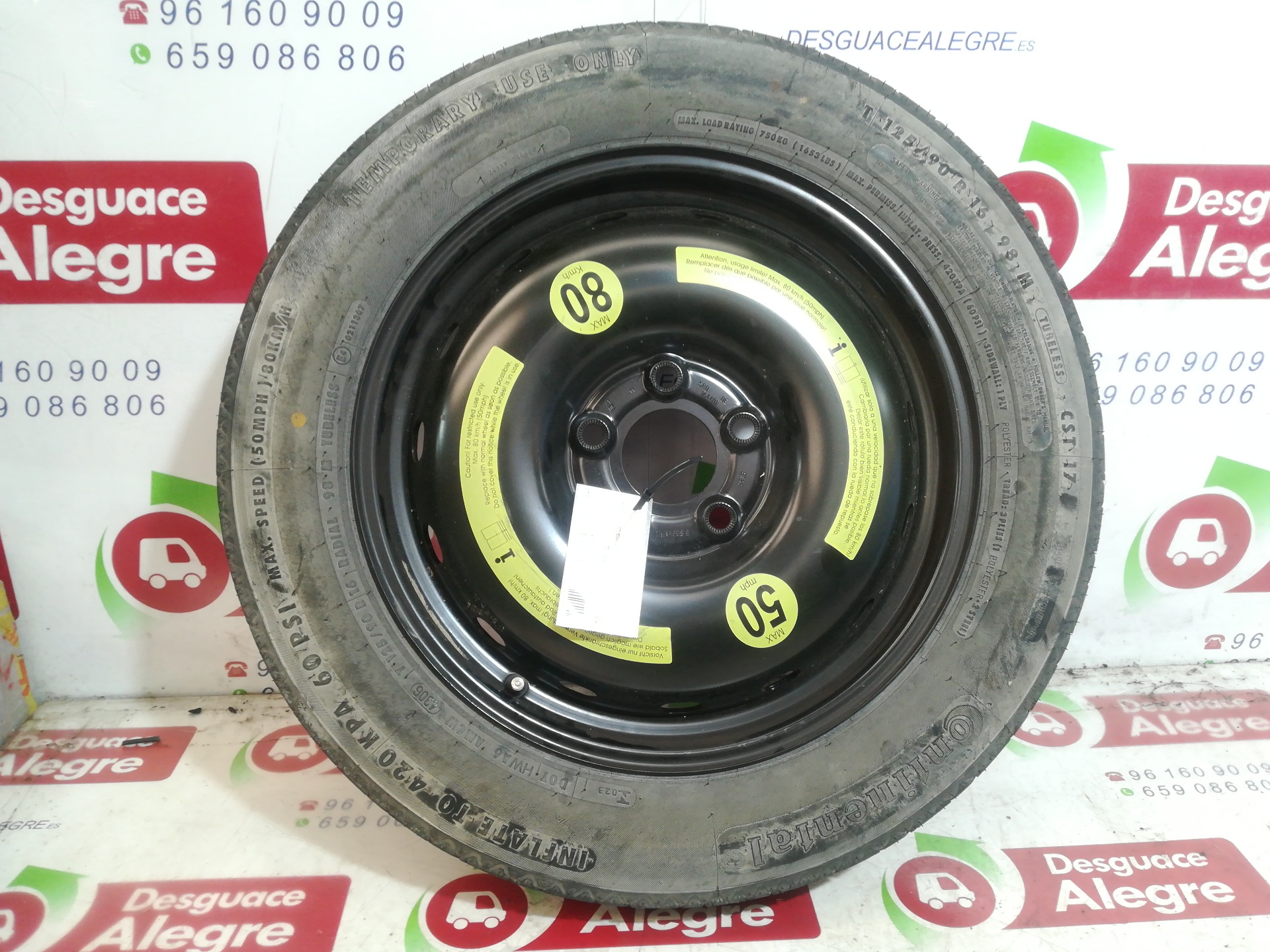 MERCEDES-BENZ A-Class W169 (2004-2012) Roată de rezervă 1694000802 24811330