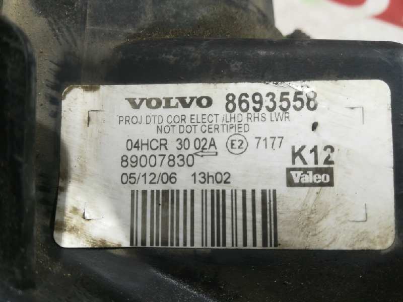 VOLVO S80 1 generation (1998-2006) Phare avant droit 8693558 24797633