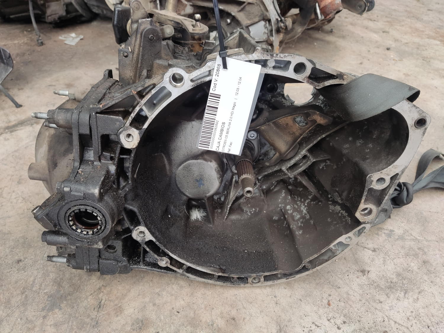 CITROËN C5 1 generation (2001-2008) Gearbox 20LM23 24795253