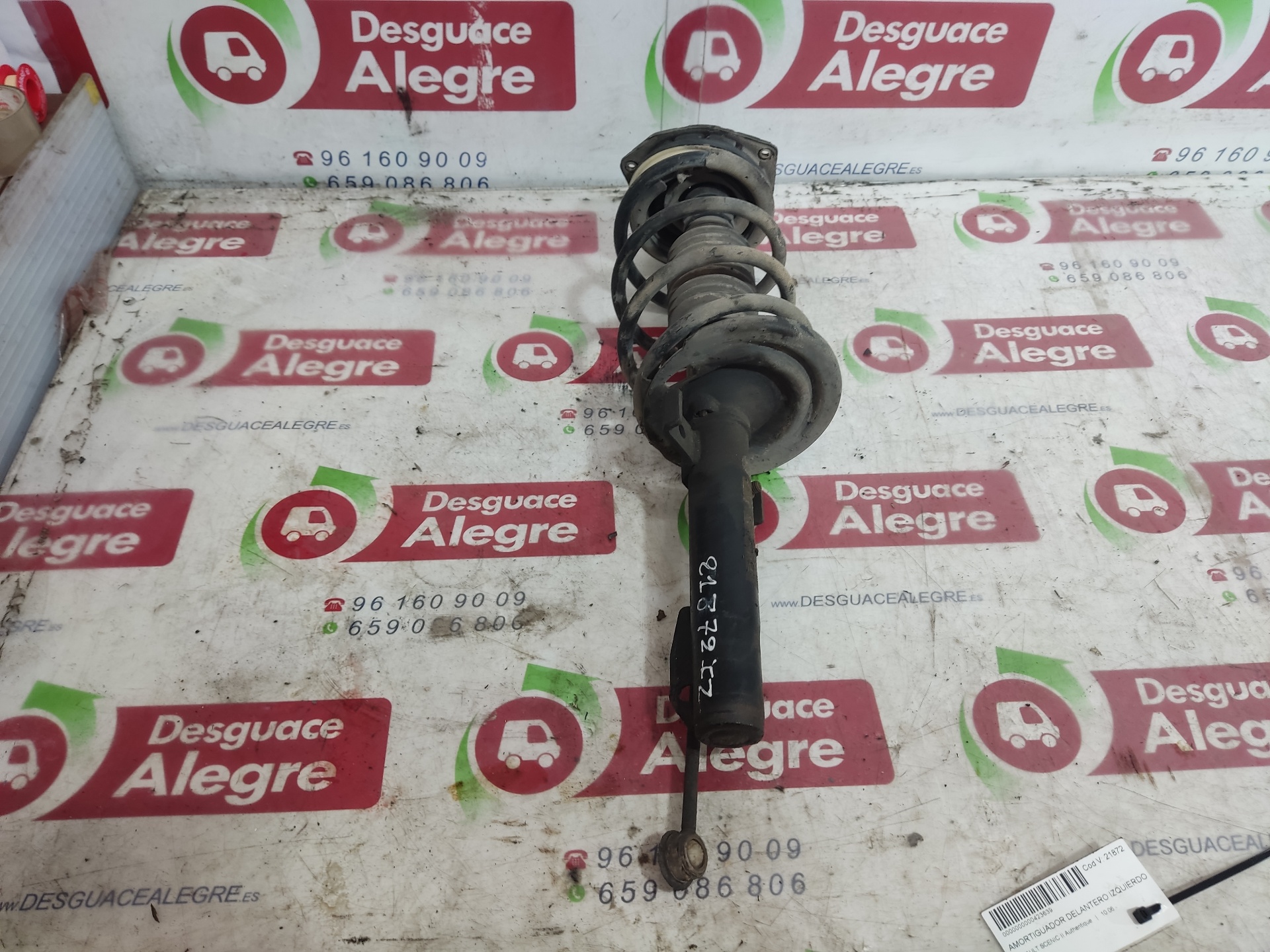 RENAULT Scenic 2 generation (2003-2010) Front Left Shock Absorber 24859614