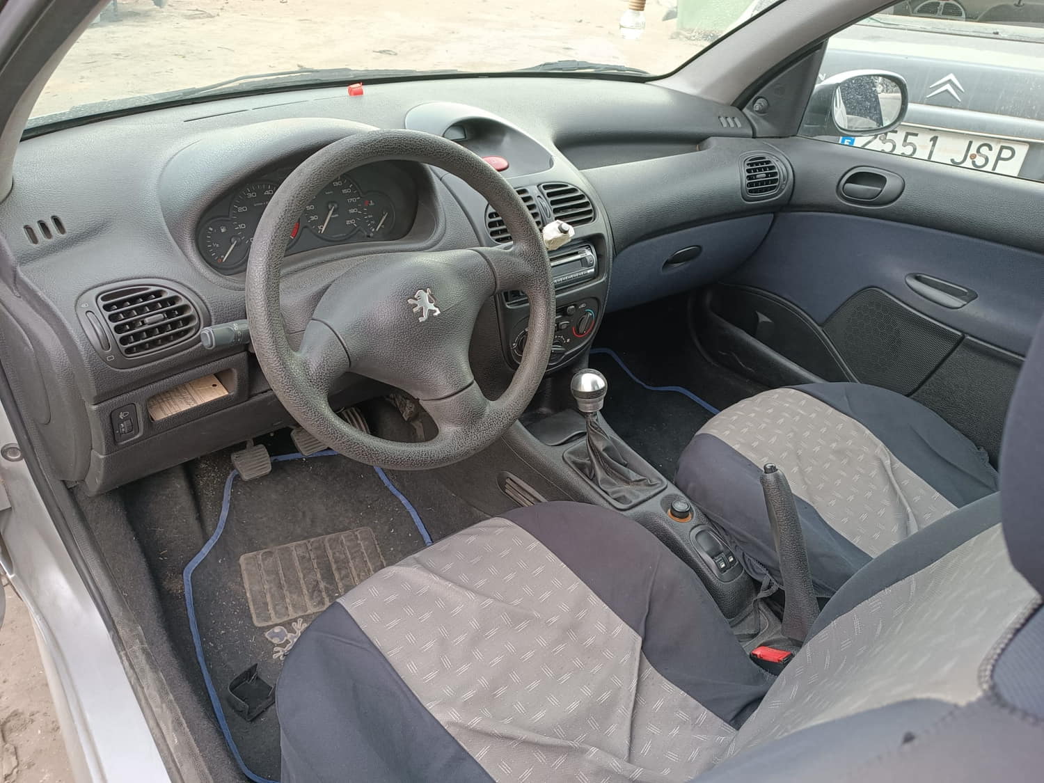 PEUGEOT 206 1 generation (1998-2009) Bakre höger bakljuslampa 24805946