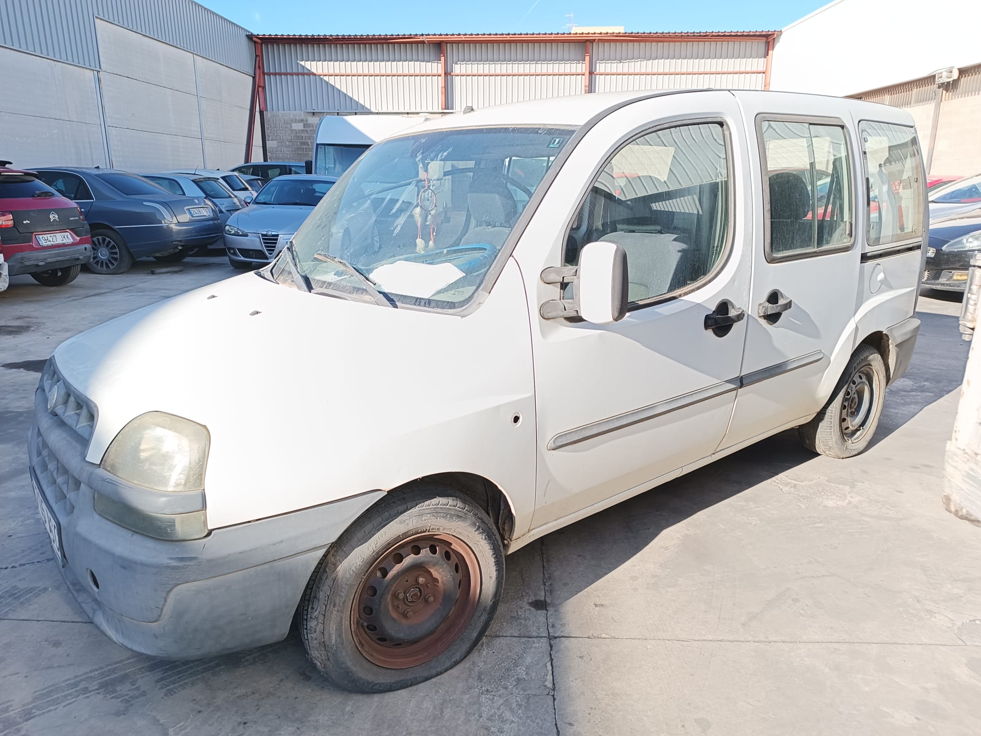 FIAT Doblo 1 generation (2001-2017) Priekinių kairių durų veidrodis 014283 24834346