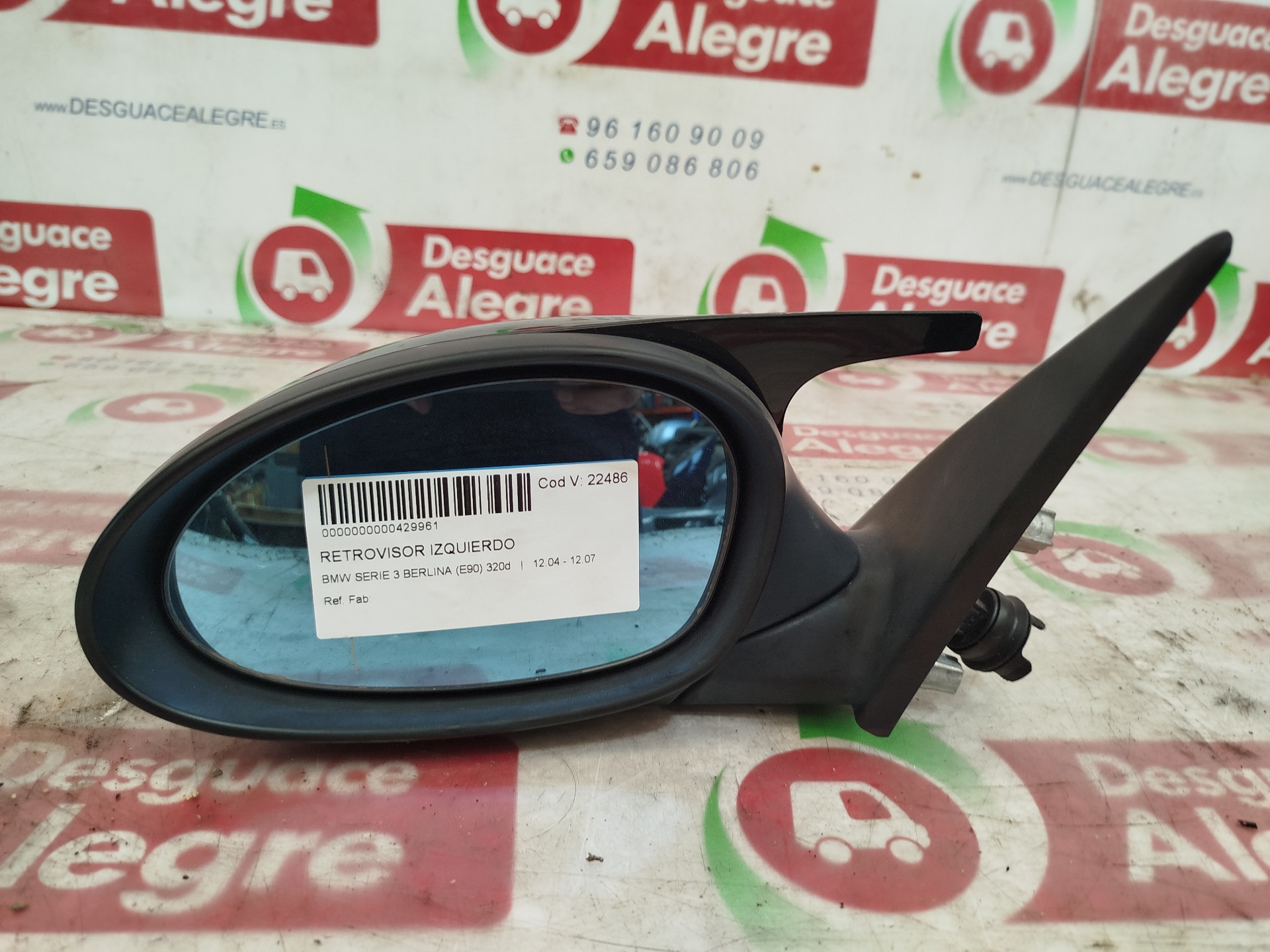 BMW 3 Series E90/E91/E92/E93 (2004-2013) Left Side Wing Mirror 25991755