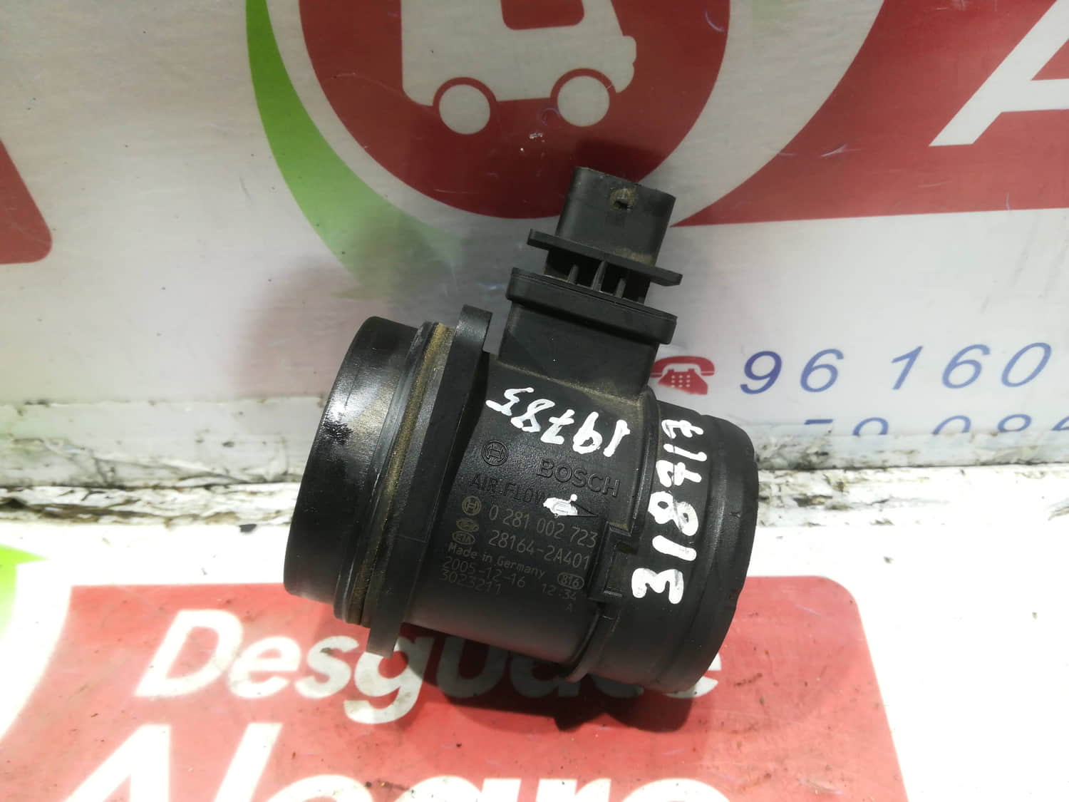 KIA Rio 2 generation (2005-2011) Mass Air Flow Sensor MAF 281642A401 24798750