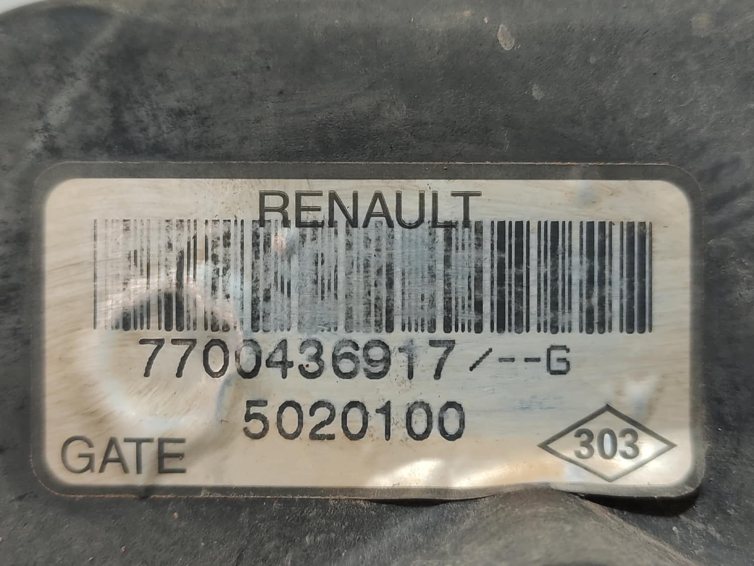 RENAULT Kangoo 1 generation (1998-2009) Difūzoriaus ventiliatorius 7700436917 24802584