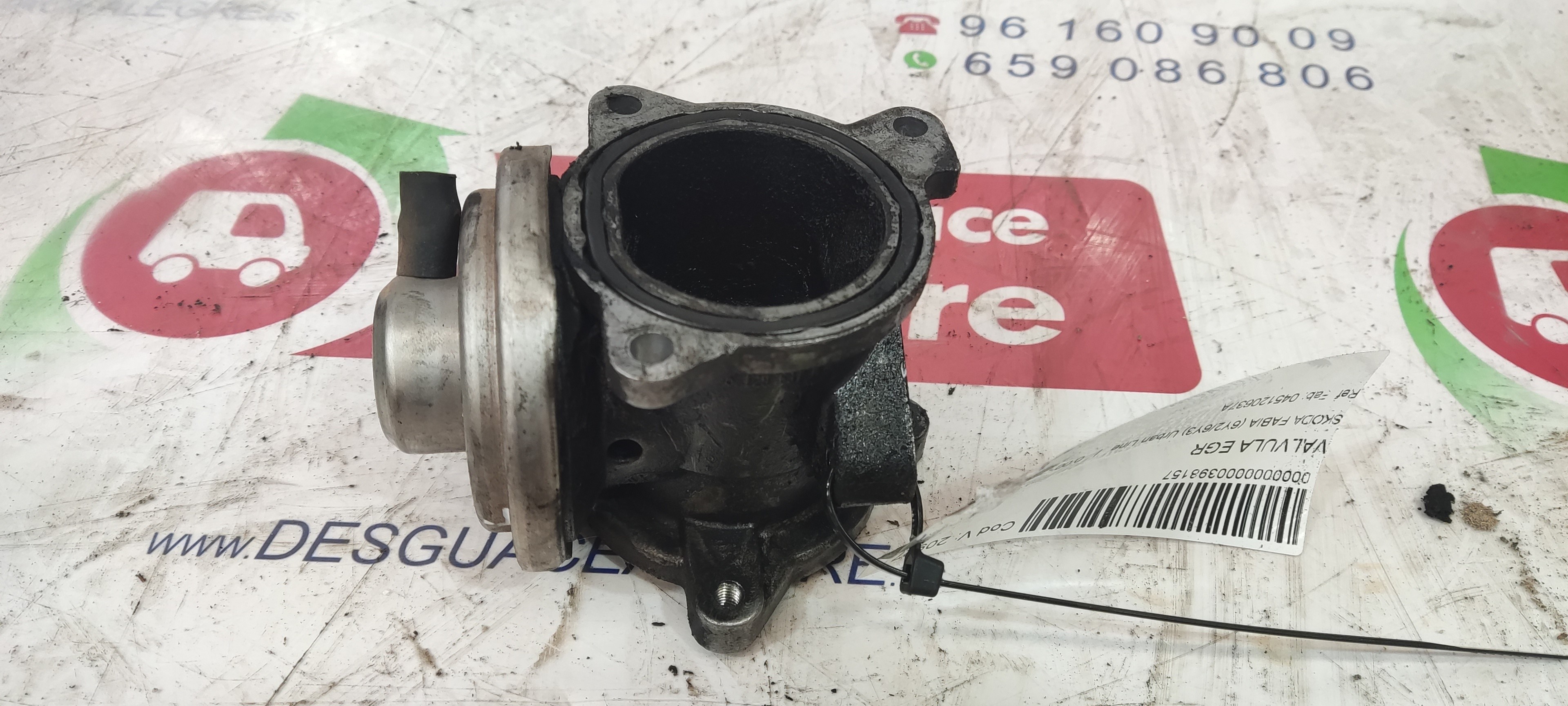 SKODA Fabia 6Y (1999-2007) Βαλβίδα EGR 045120637A 24808799