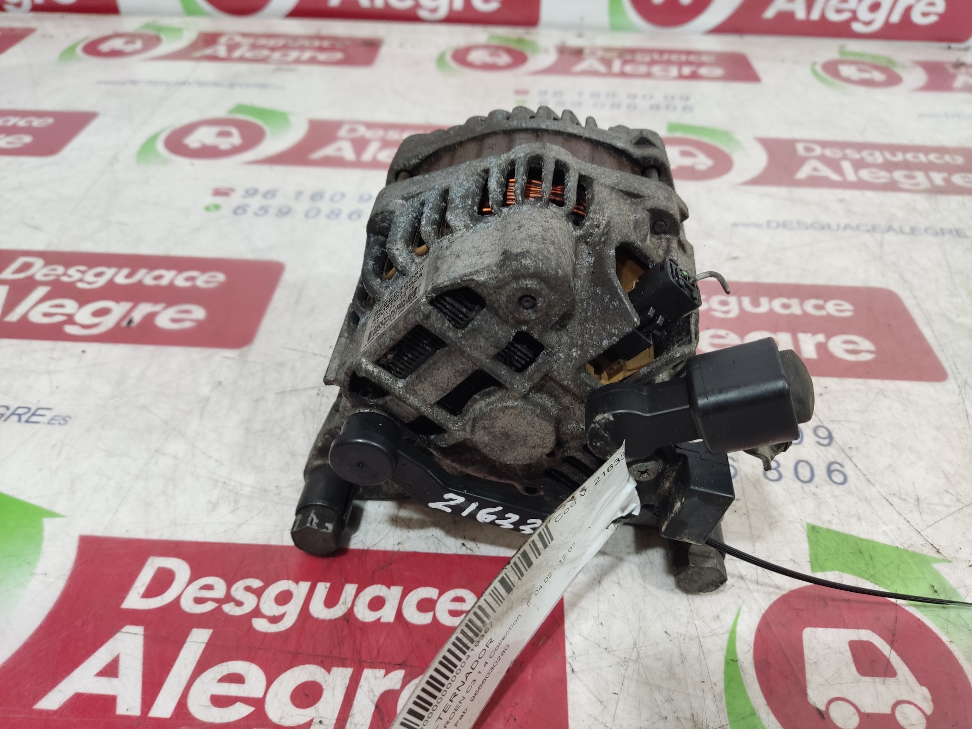 CITROËN C3 1 generation (2002-2010) Alternator 9666030280 24813471