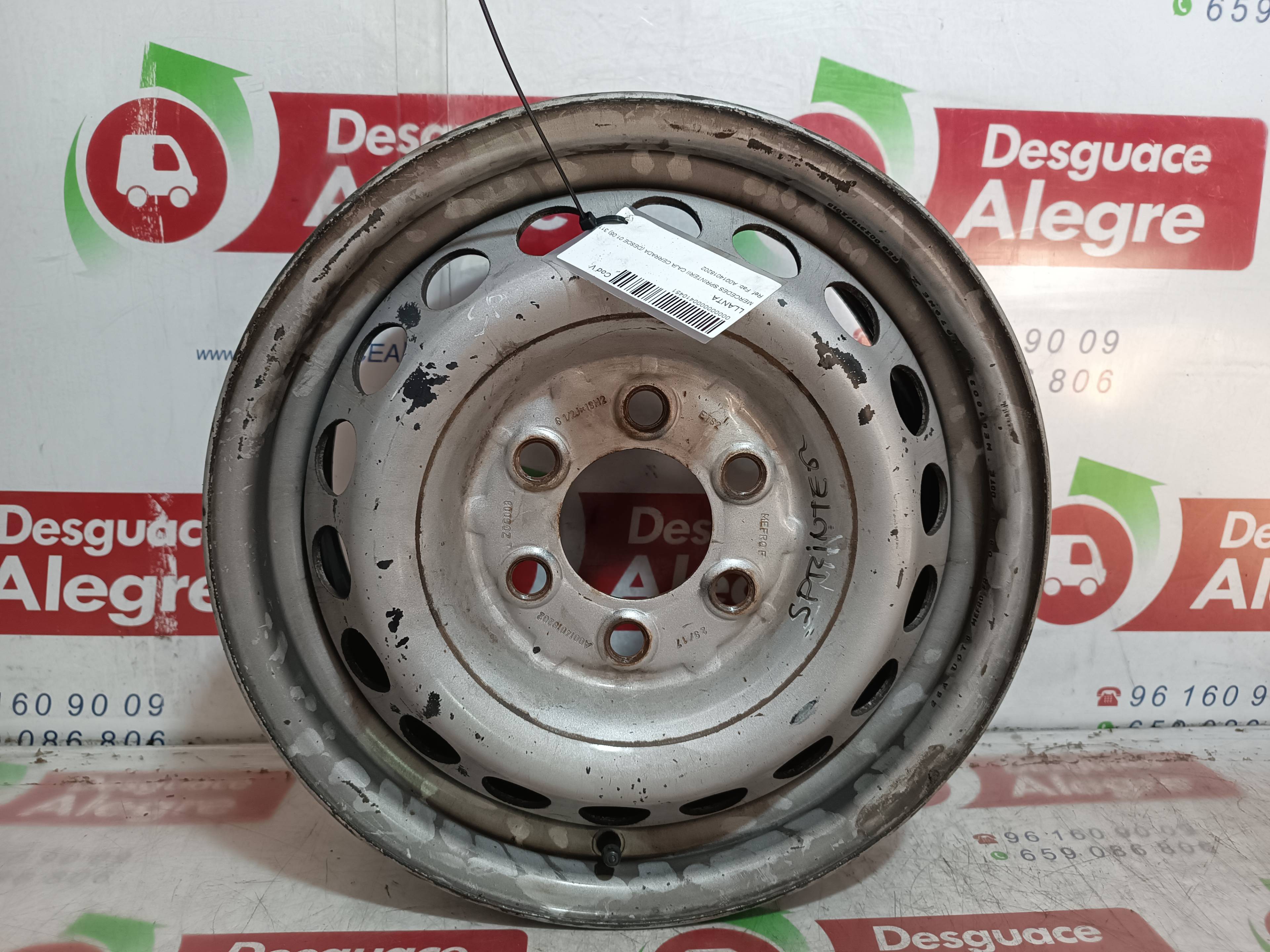 MERCEDES-BENZ Sprinter 2 generation (906) (2006-2018) Wheel A0014018202 24811642