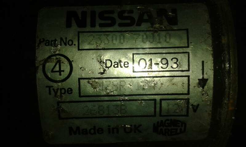 NISSAN Primera P11 (1996-2002) Стартер 2330070J1026813B 24824359