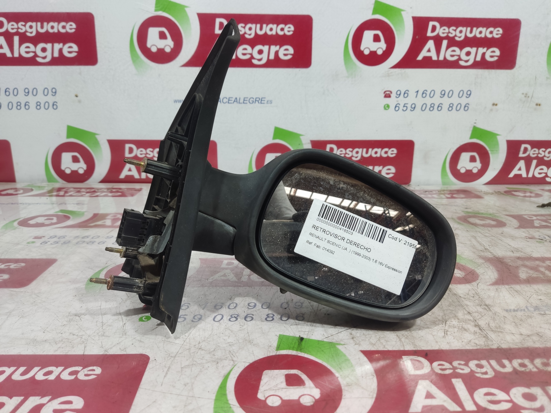 RENAULT Scenic 1 generation (1996-2003) Right Side Wing Mirror 014092 24857488
