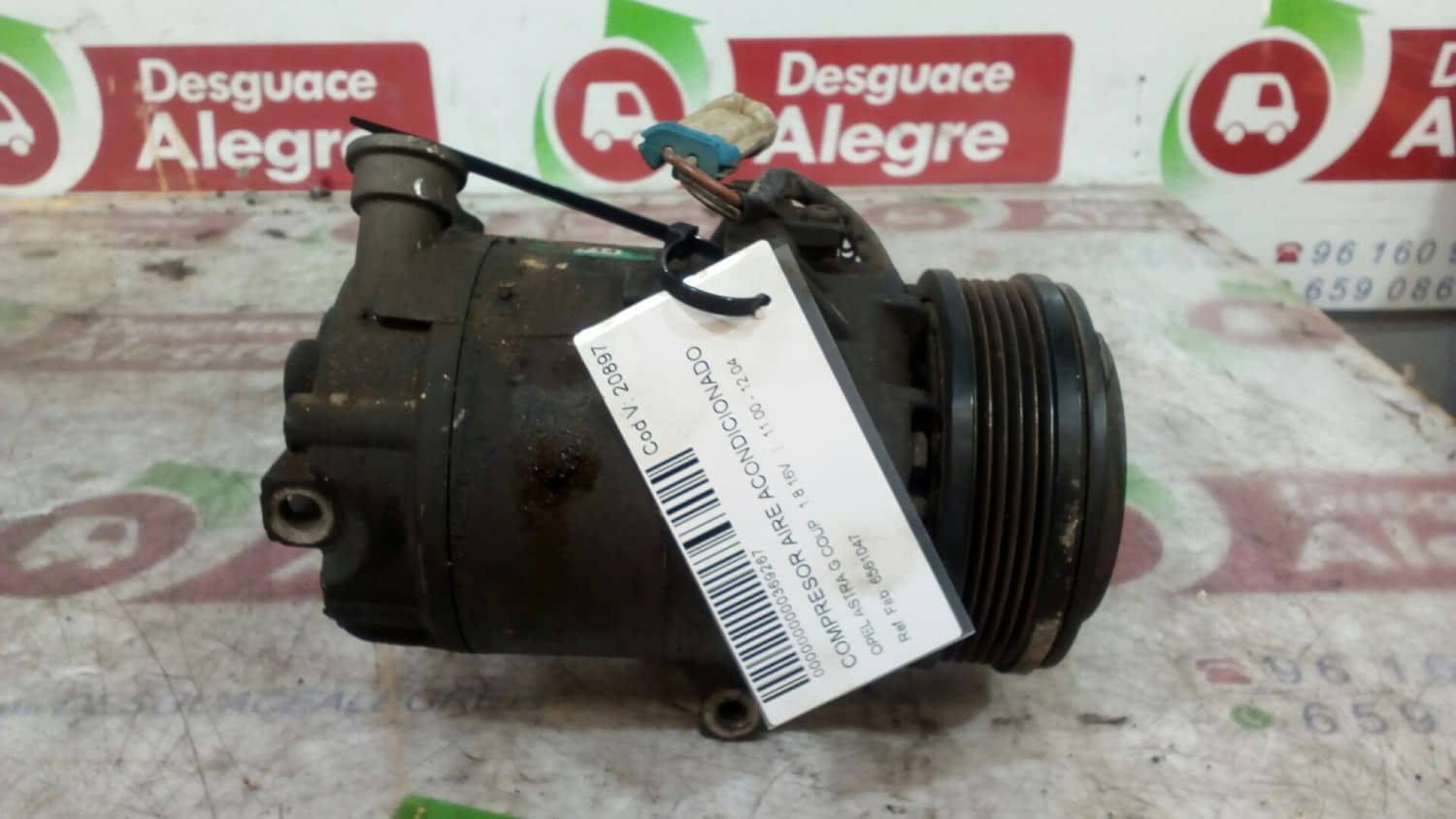 OPEL Astra G (1998-2009) Air Condition Pump 09165714 24804119
