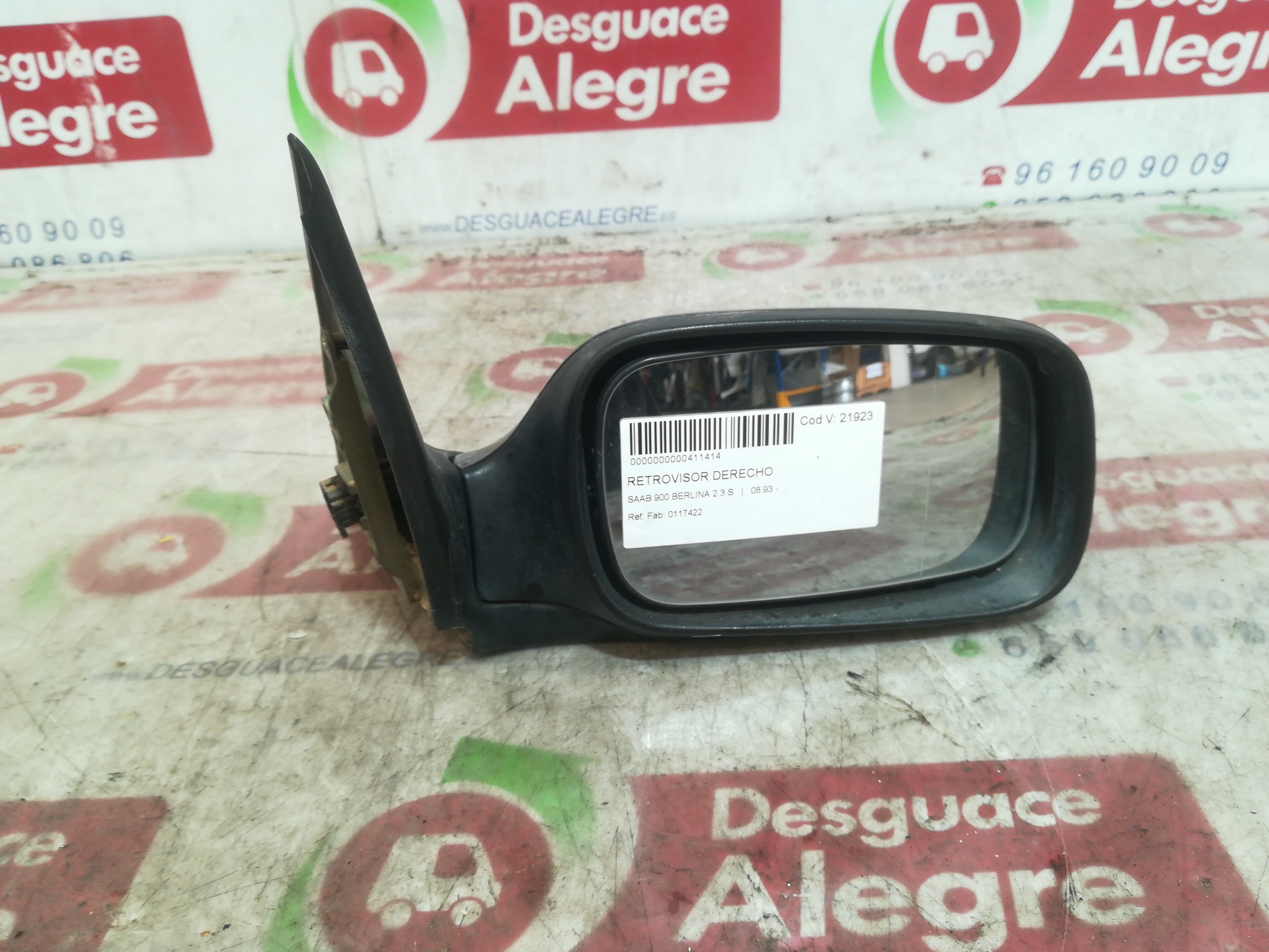 SAAB 93 1 generation (1956-1960) Right Side Wing Mirror 0117422 24811934