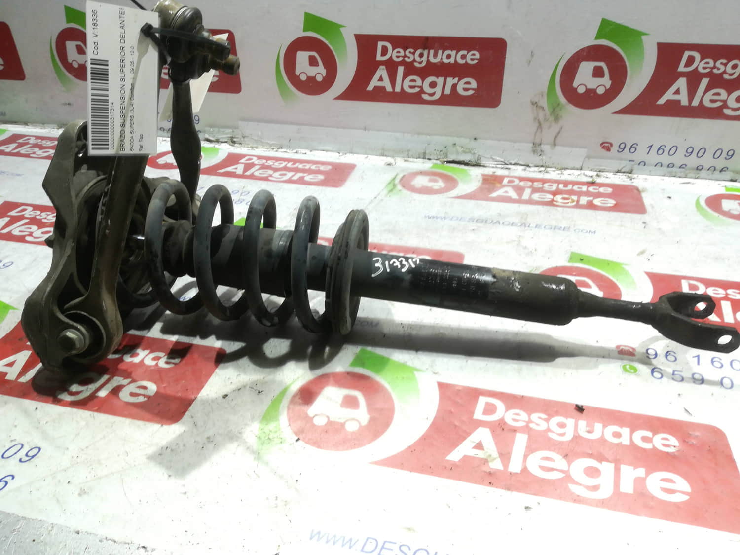 SKODA Superb 1 generation (2001-2008) Front Right Shock Absorber 3B0413031 24798547