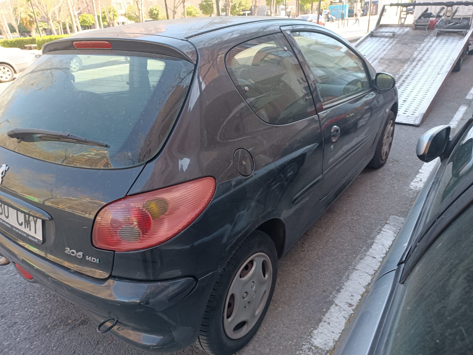 PEUGEOT 206 1 generation (1998-2009) Ľavé predné svetlomety 9628666880 24808089