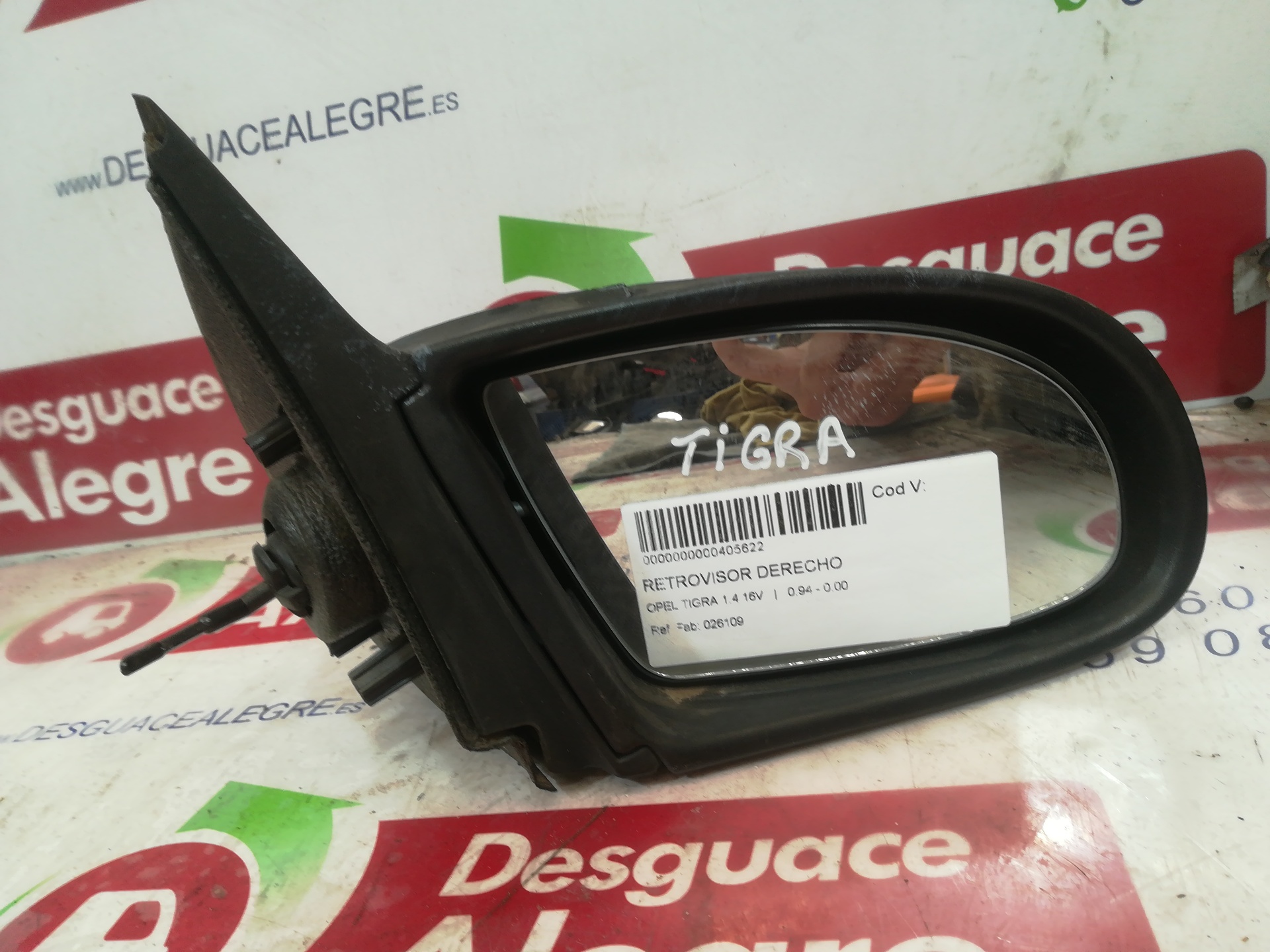 OPEL Tigra 1 generation (1994-2000) Right Side Wing Mirror 026109 24810609